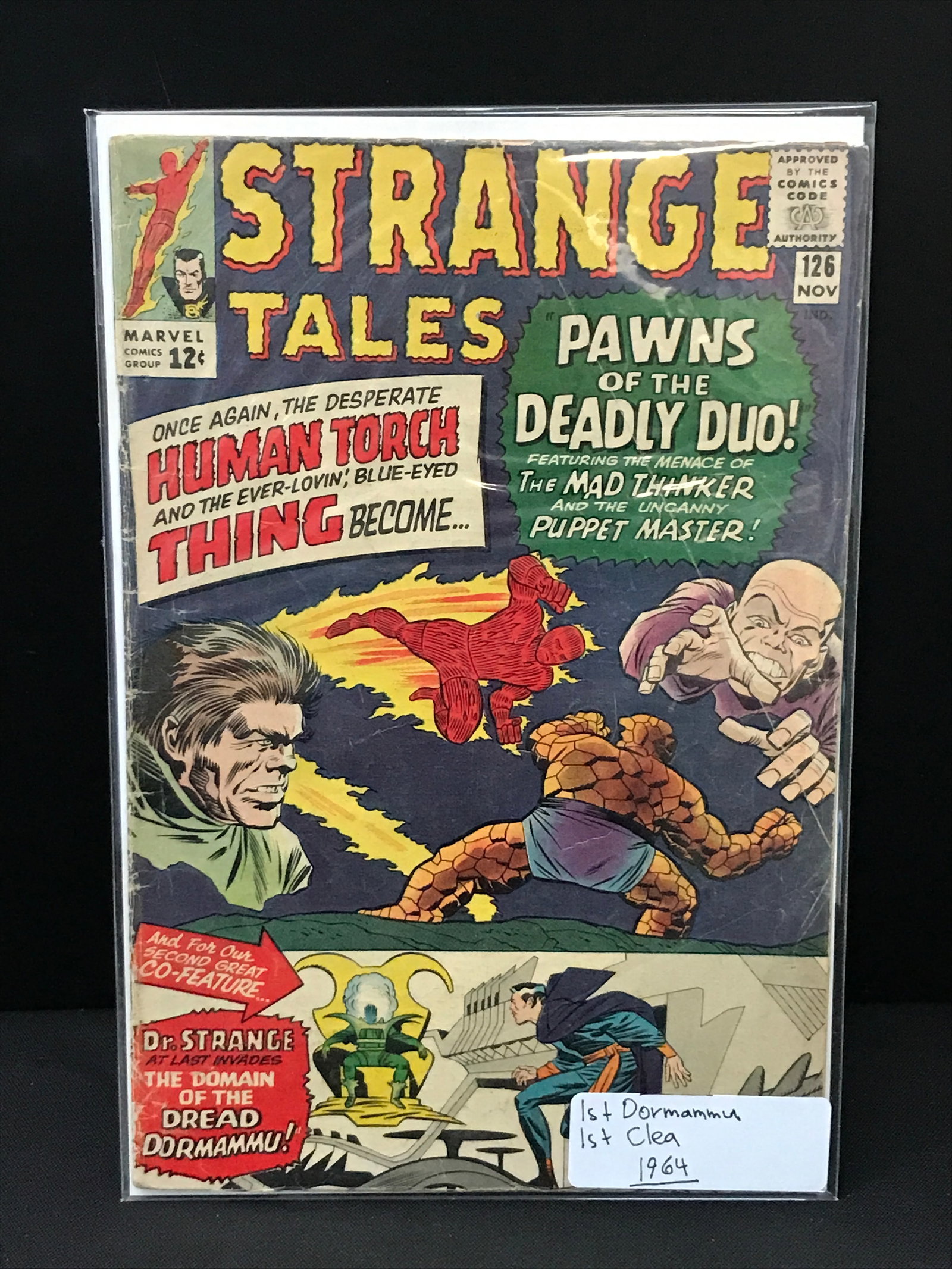 STRANGE TALES #125 (1964) 1ST APP CLEA - MARVEL COMICS (1 of 1)