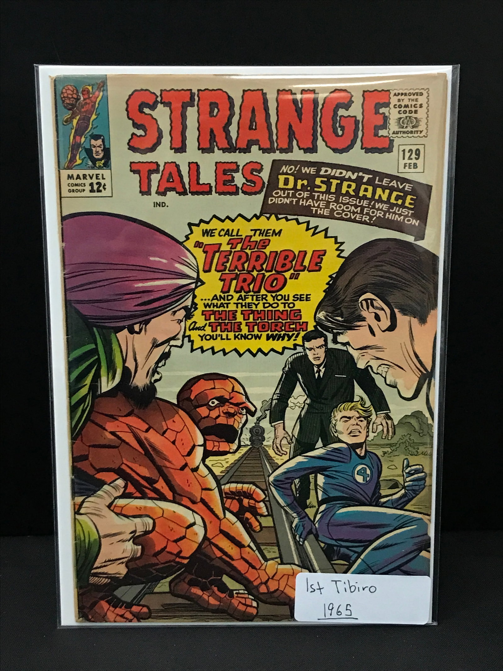 STRANGE TALES #129 1ST TIBIRO (1965) - MARVEL COMICS: Prices are in Canadian dollars