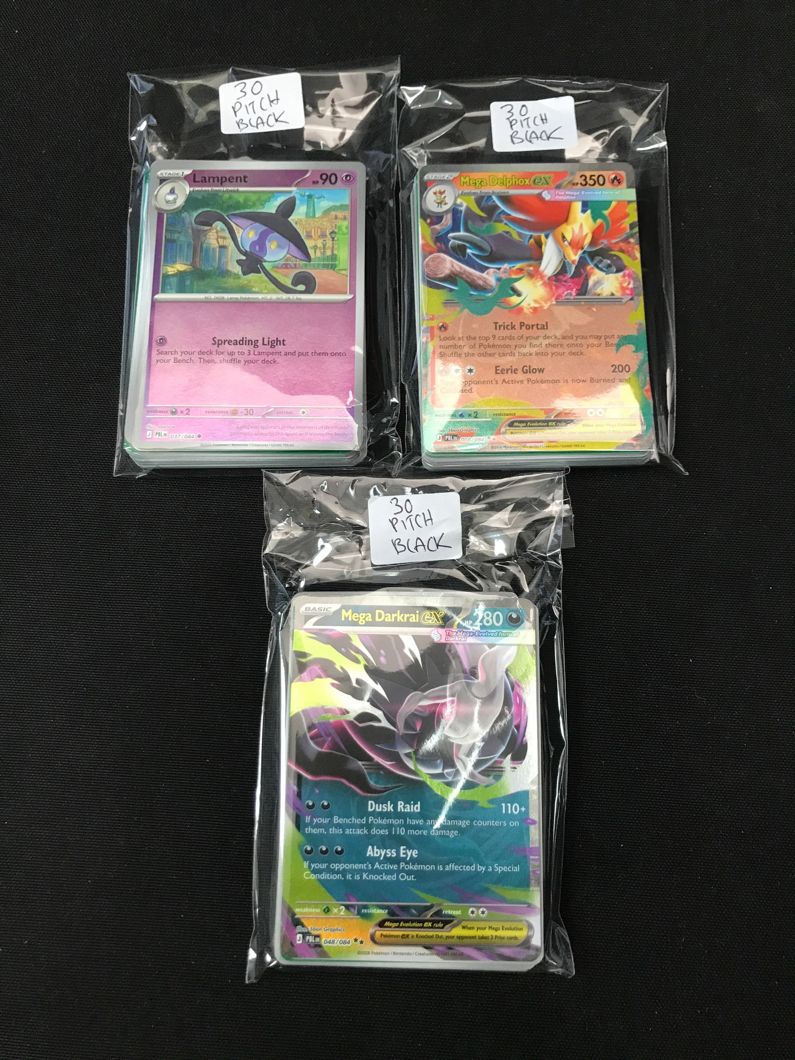 LOT OF 90 POKEMON TCG PITCH BLACK TRADING CARDS: Prices are in Canadian dollars