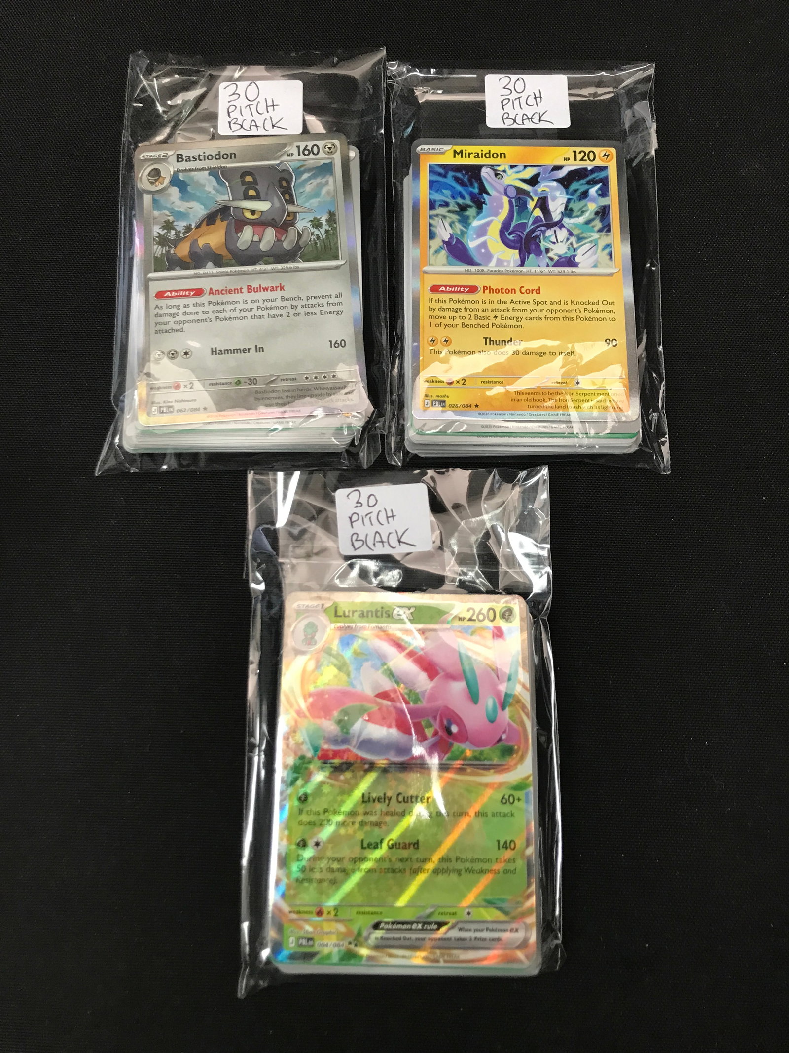 LOT OF 90 POKEMON TCG PITCH BLACK TRADING CARDS: Prices are in Canadian dollars