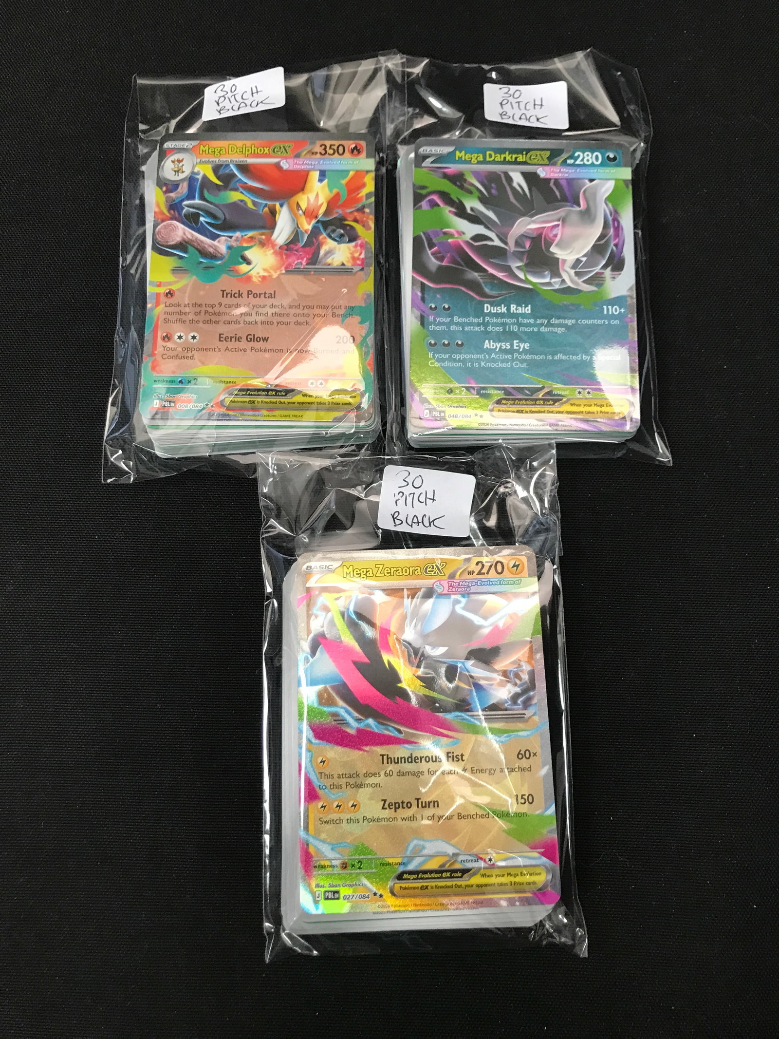 LOT OF 90 POKEMON TCG PITCH BLACK TRADING CARDS: Prices are in Canadian dollars