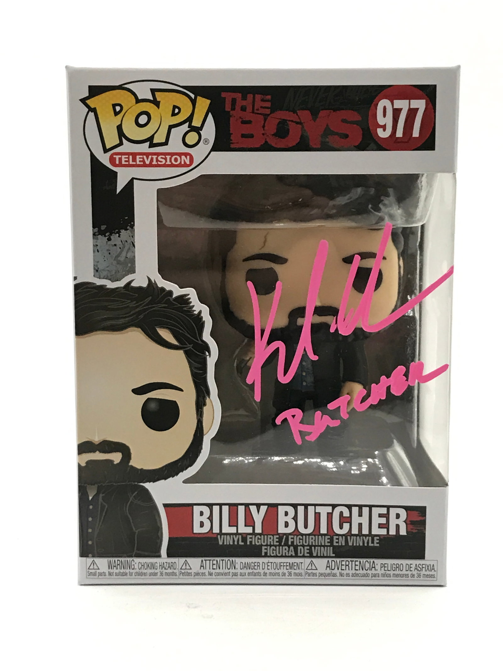 KARL URBAN SIGNED BILLY BUTCHER THE BOYS FUNKO POP - WWOC COA: Prices are in Canadian dollars