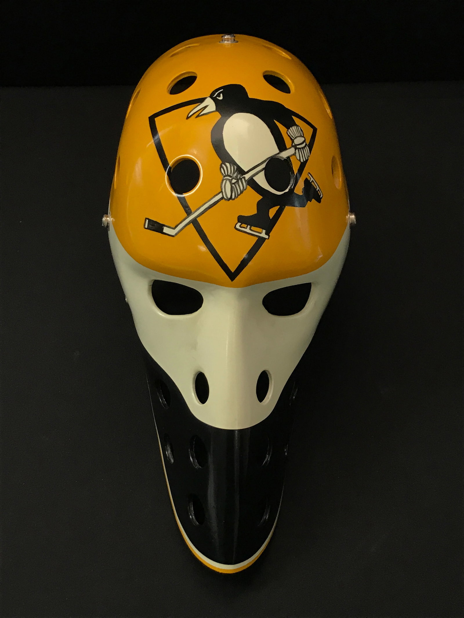 MICHEL DION LTD EDITION PITTSBURGH PENGUINS TOM DELUCA GOALIE MASK: Prices are in Canadian dollars