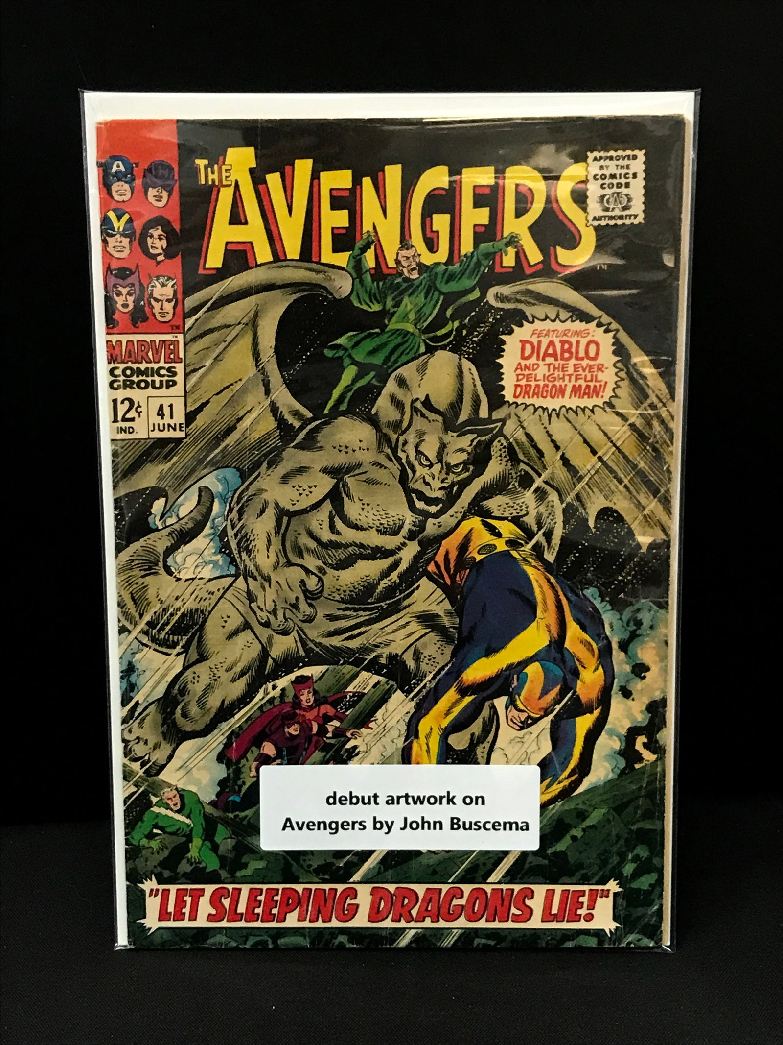 THE AVENGERS #41 DEBUT ARTWORK BY JOHN BUSCEMA - MARVEL COMICS: Prices are in Canadian dollars