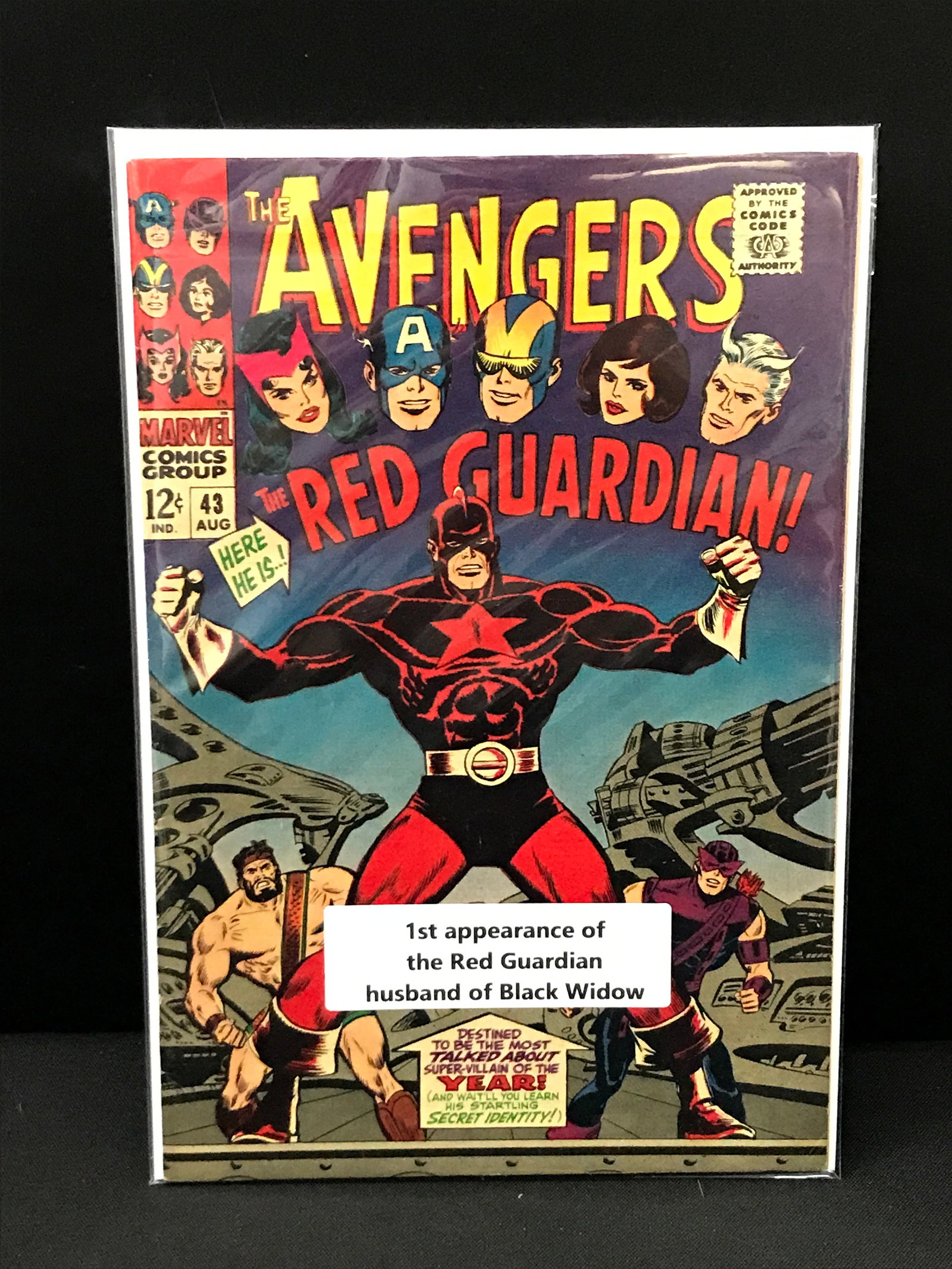 THE AVENGERS #43 1ST APP OF RED GUARDIAN - MARVEL COMICS (1 of 1)