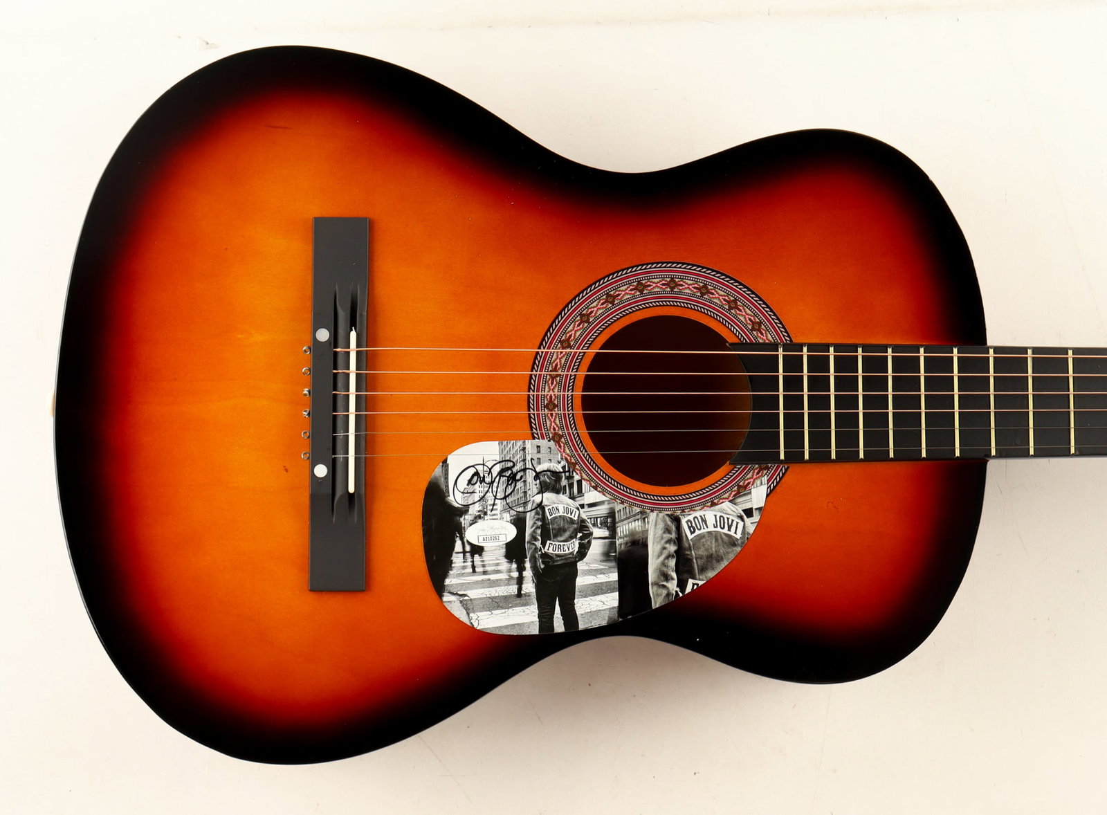 JON BON JOVI SIGNED ACOUSTIC GUITAR - JSA COA (1 of 3)