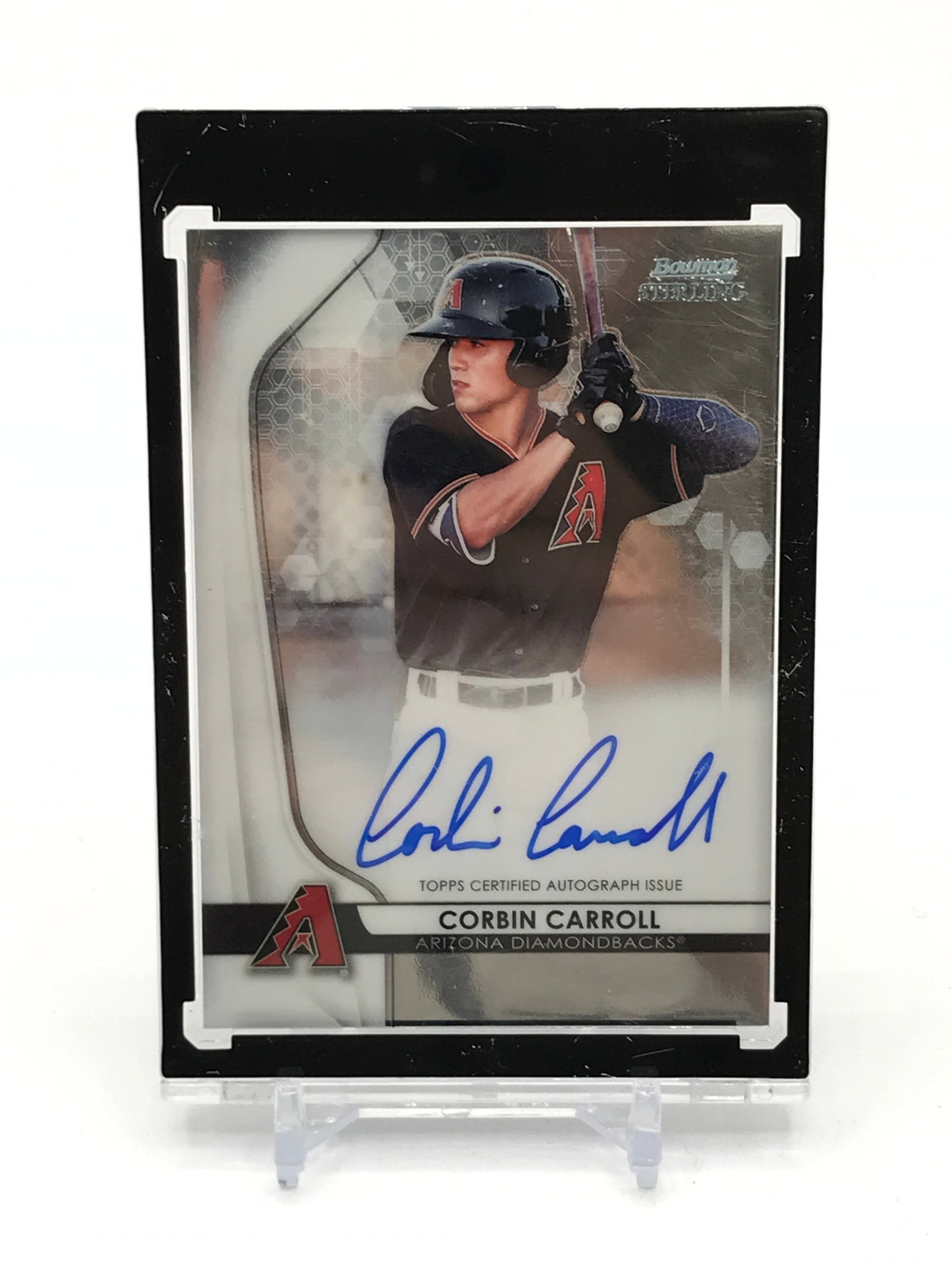 2020 TOPPS BOWMAN STERLING CORBIN CARROLL SIGNED ROOKIE TRADING CARD: Prices are in Canadian dollars