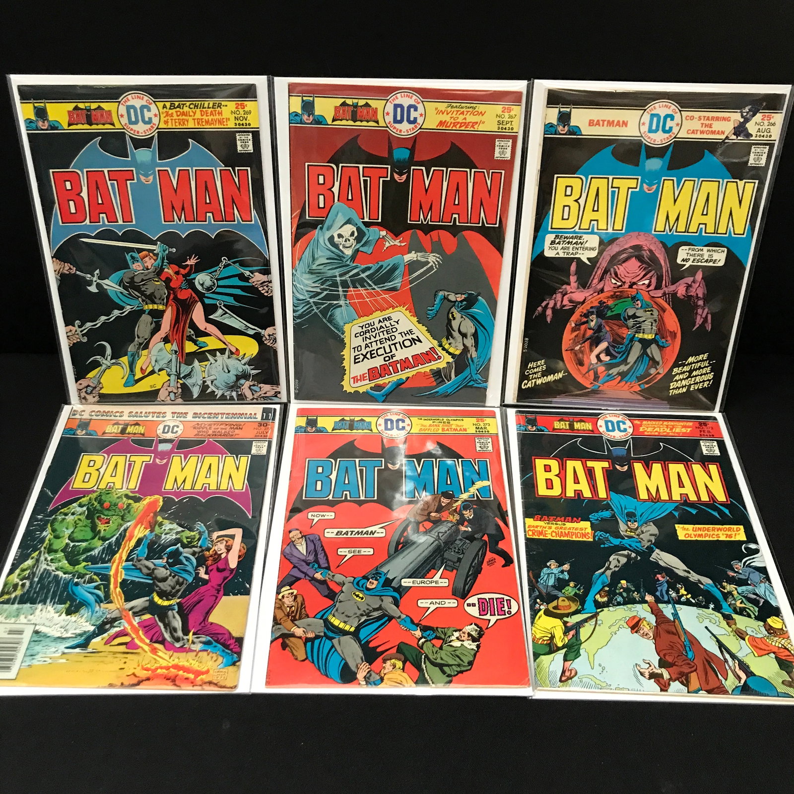 LOT OF 6 BATMAN - DC COMICS: Prices are in Canadian dollars
