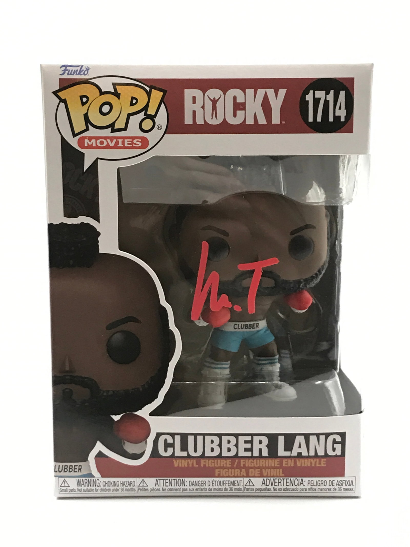 MR. T SIGNED CLUBBER LANG FUNKO POP - WWOC COA: Prices are in Canadian dollars