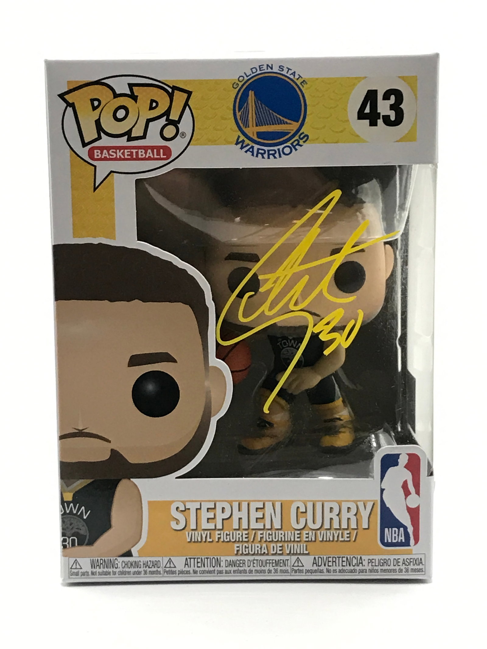 STEPHEN CURRY SIGNED FUNKO POP - ACE COA: Prices are in Canadian dollars