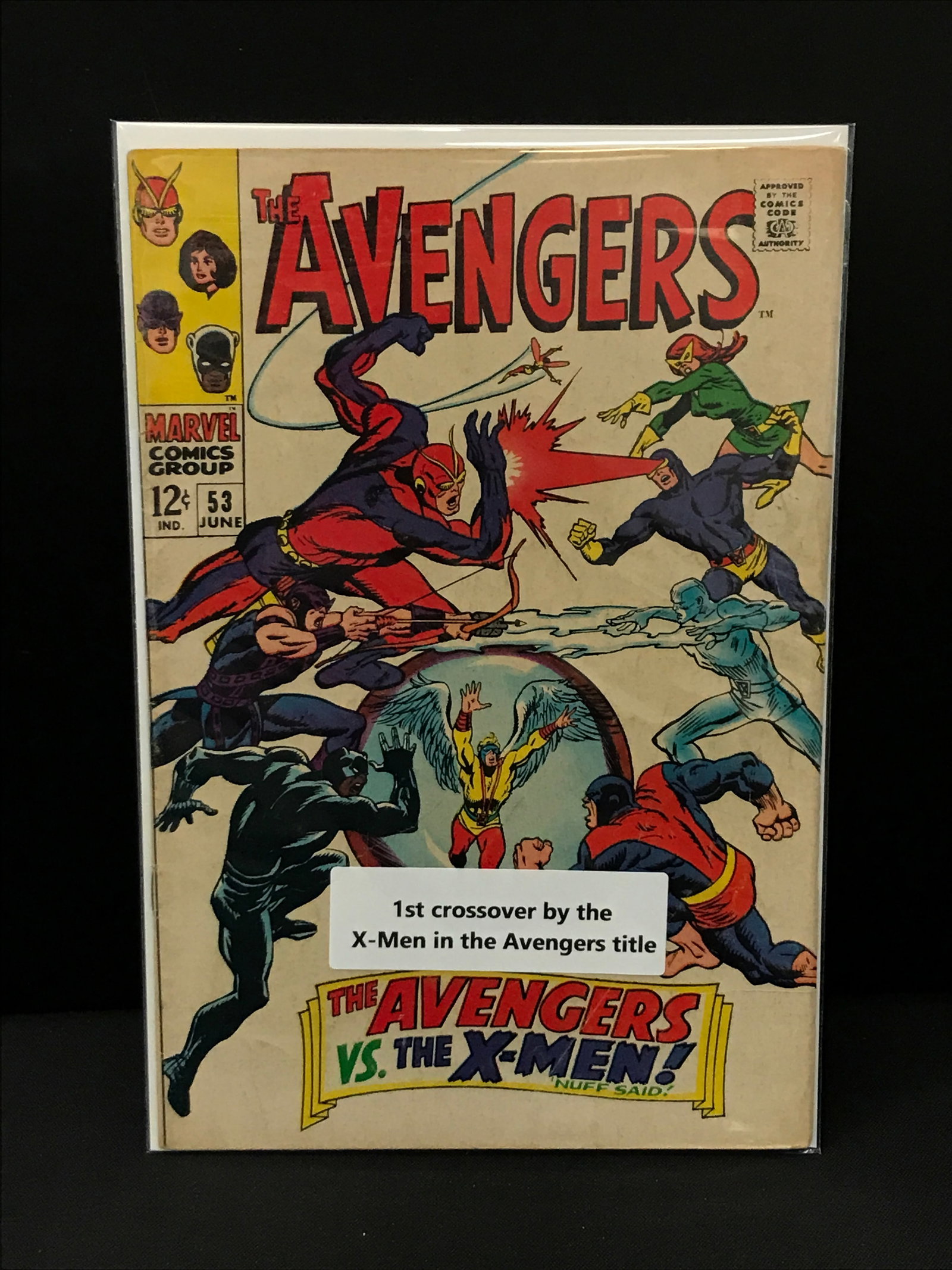 THE AVENGERS #53 1ST CROSSOVER WITH THE X-MEN - MARVEL COMICS: Prices are in Canadian dollars