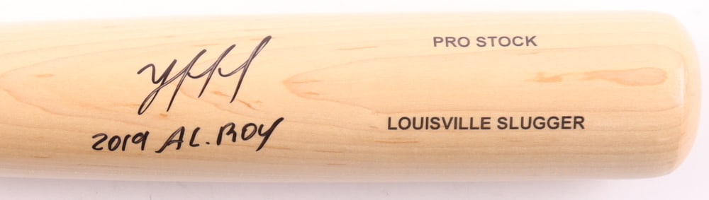 YORDAN ALVAREZ SIGNED BASEBALL BAT (BECKETT COA): Prices are in Canadian dollars