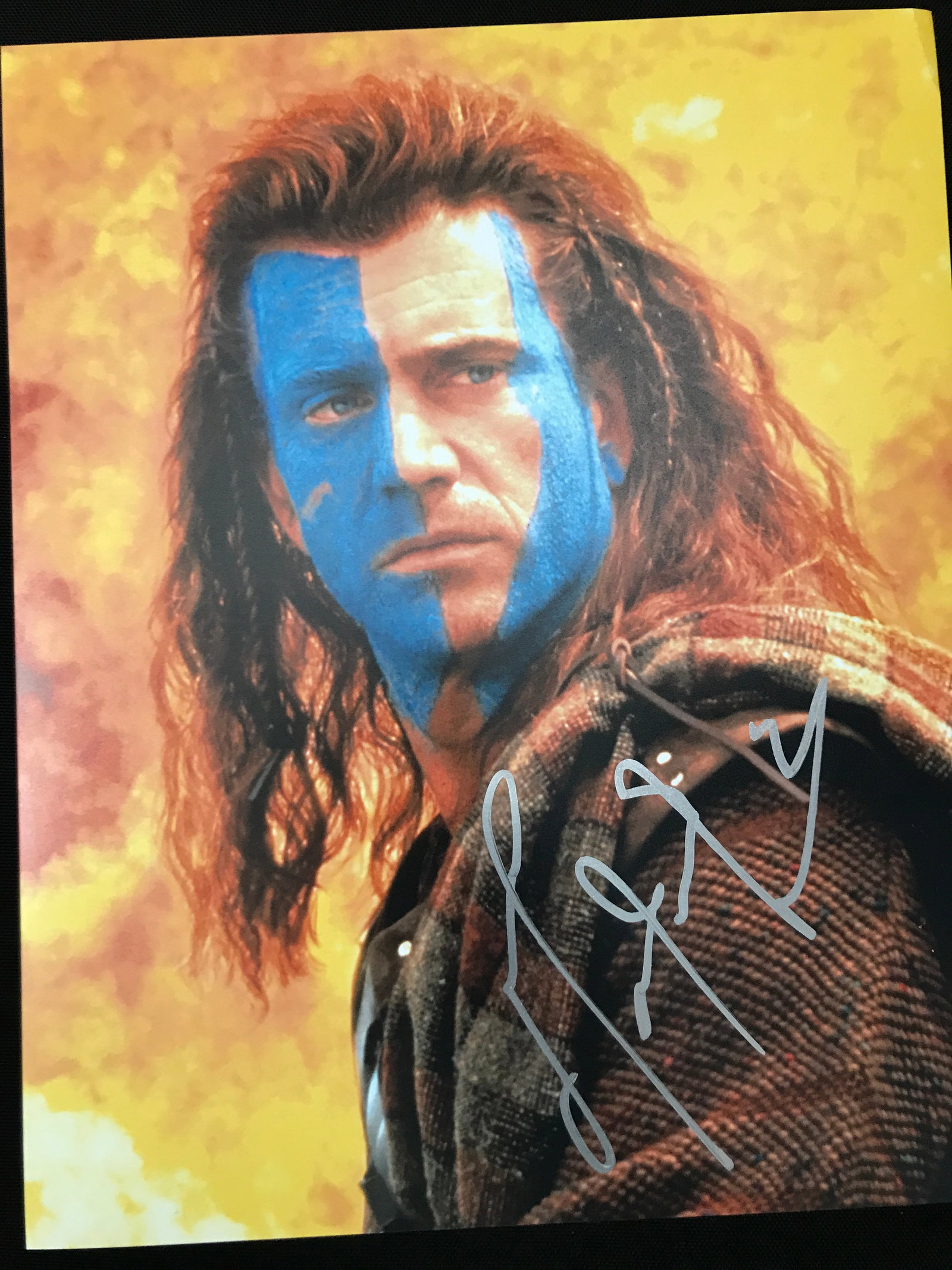 MEL GIBSON SIGNED BRAVEHEART 8X10 - WWOC COA: Prices are in Canadian dollars