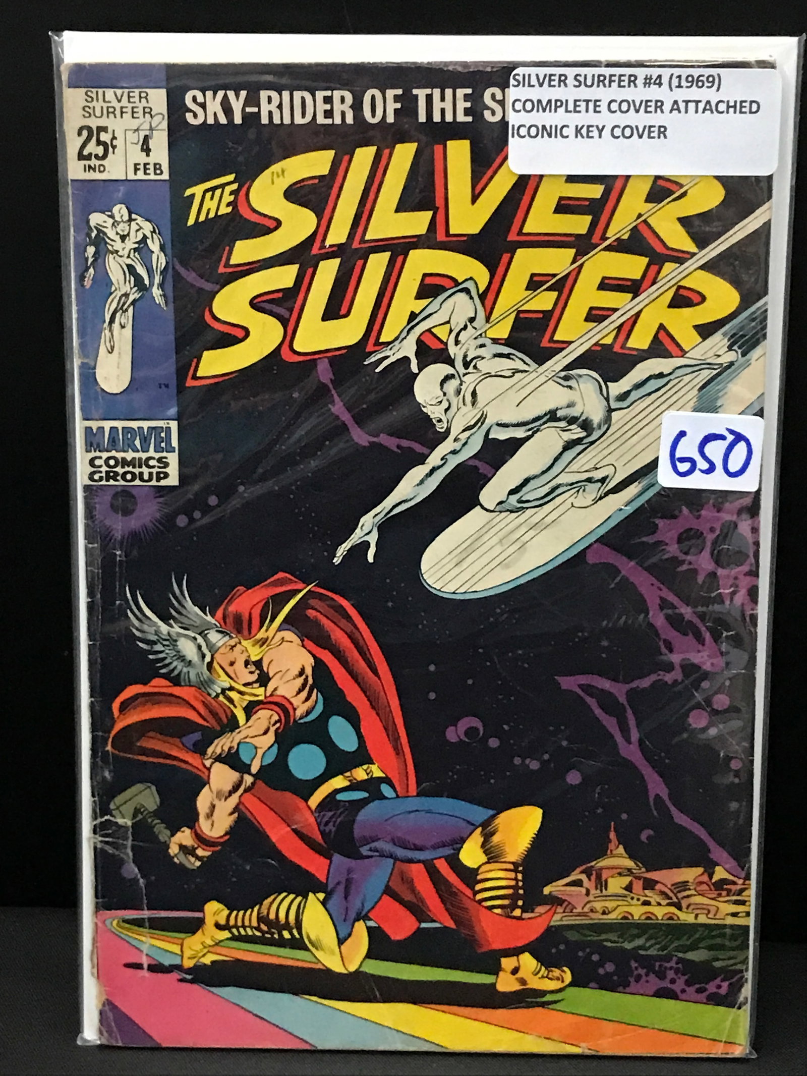 THE SILVER SURFER #4 (1969) - MARVEL COMICS: Prices are in Canadian dollars