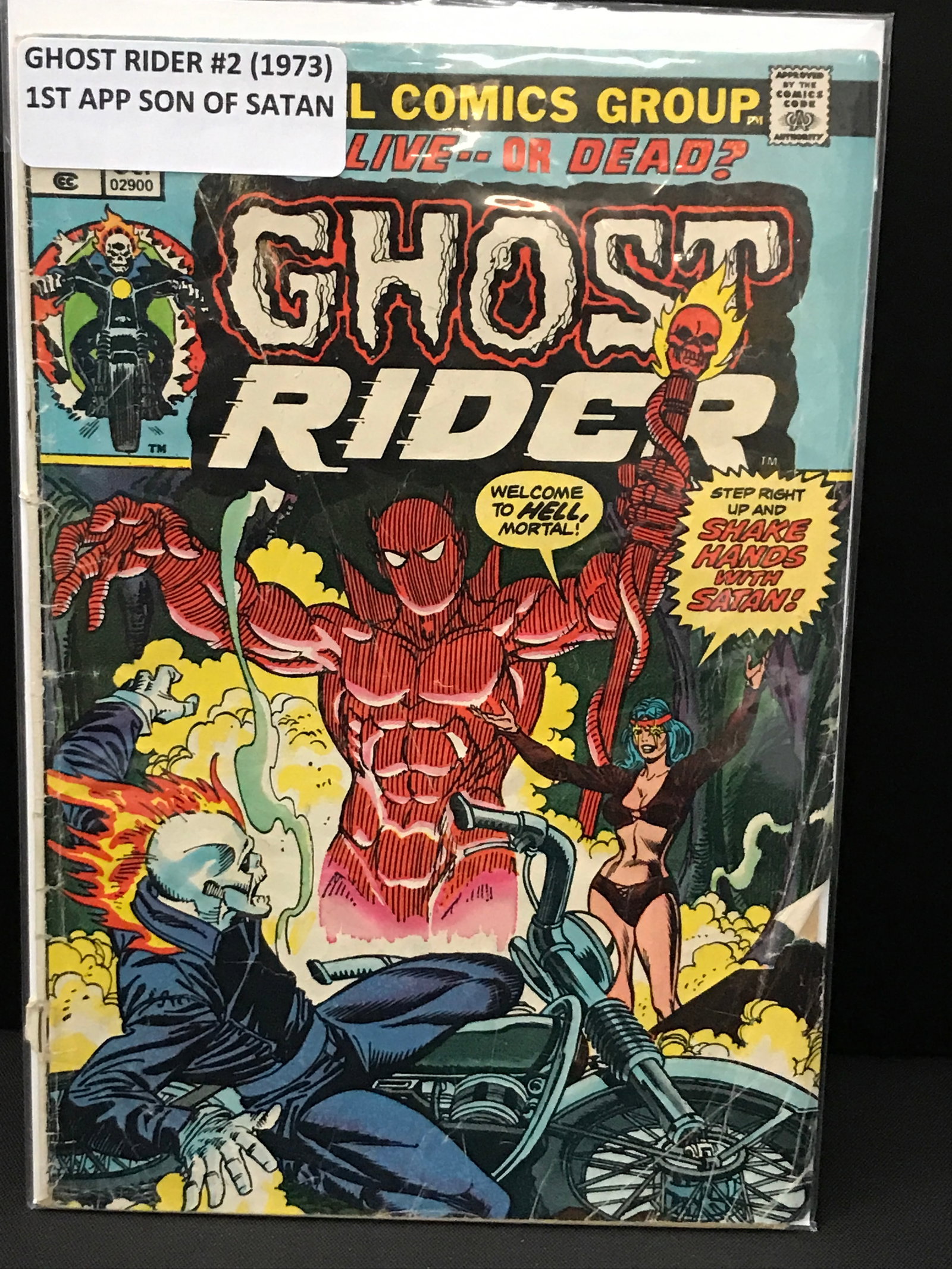 GHOST RIDER #2 (1973) 1ST APP SON OF SATAN - MARVEL COMICS: Prices are in Canadian dollars