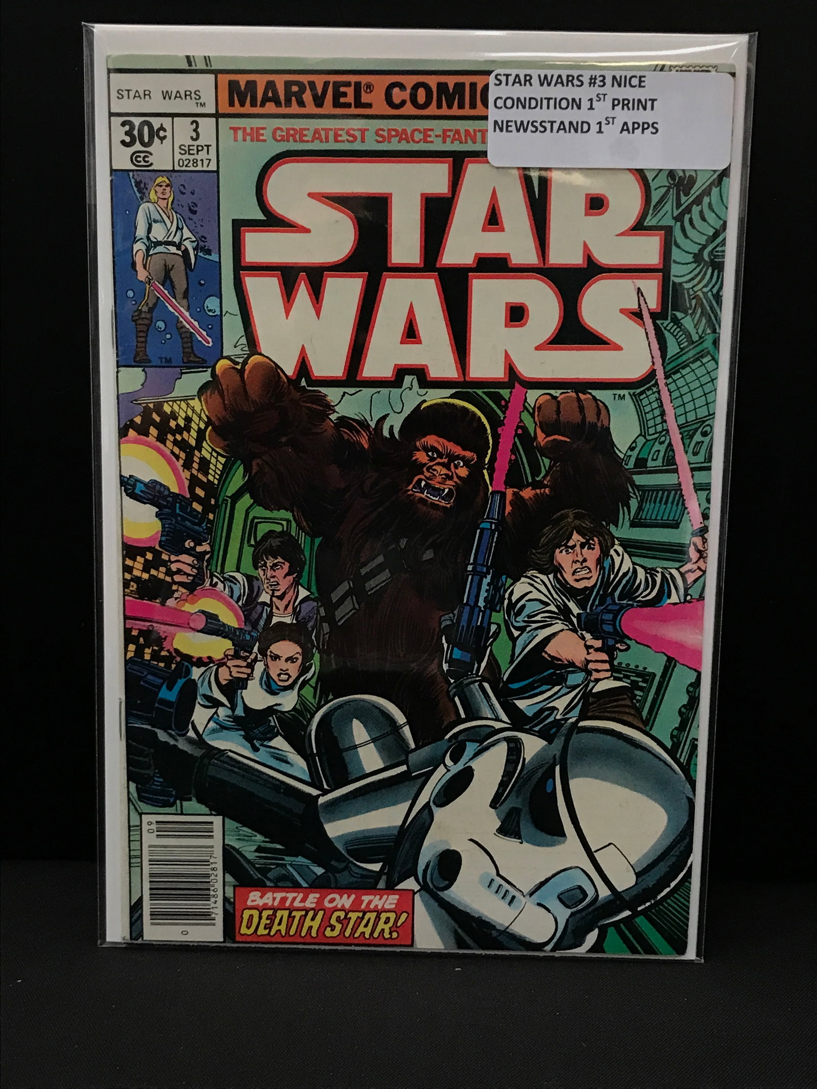 STAR WARS #3 1ST PRINT NEWSSTAND EDITION WITH 1ST APPS - MARVEL COMICS: Prices are in Canadian dollars