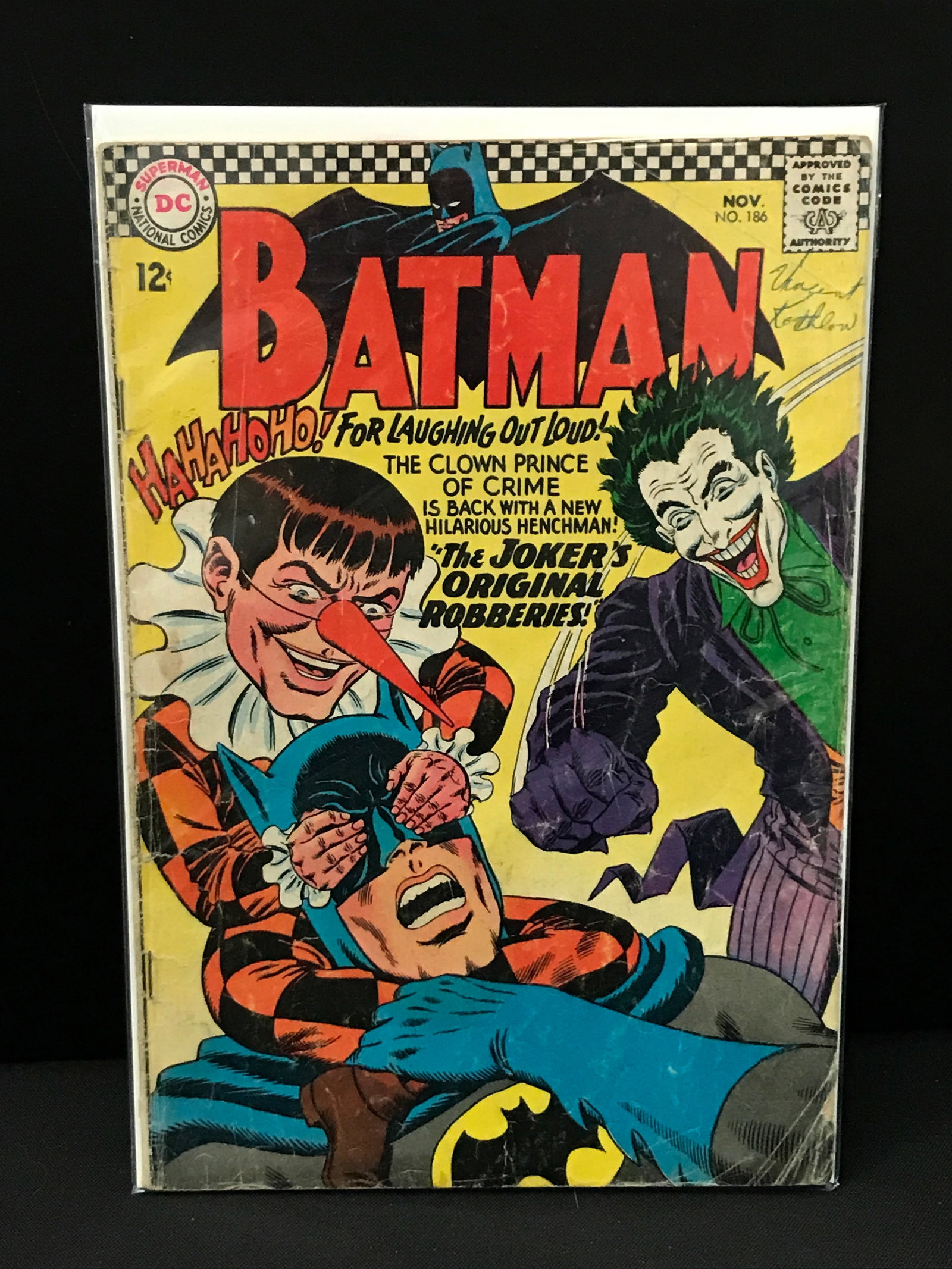 BATMAN #186 - DC COMICS (1 of 1)