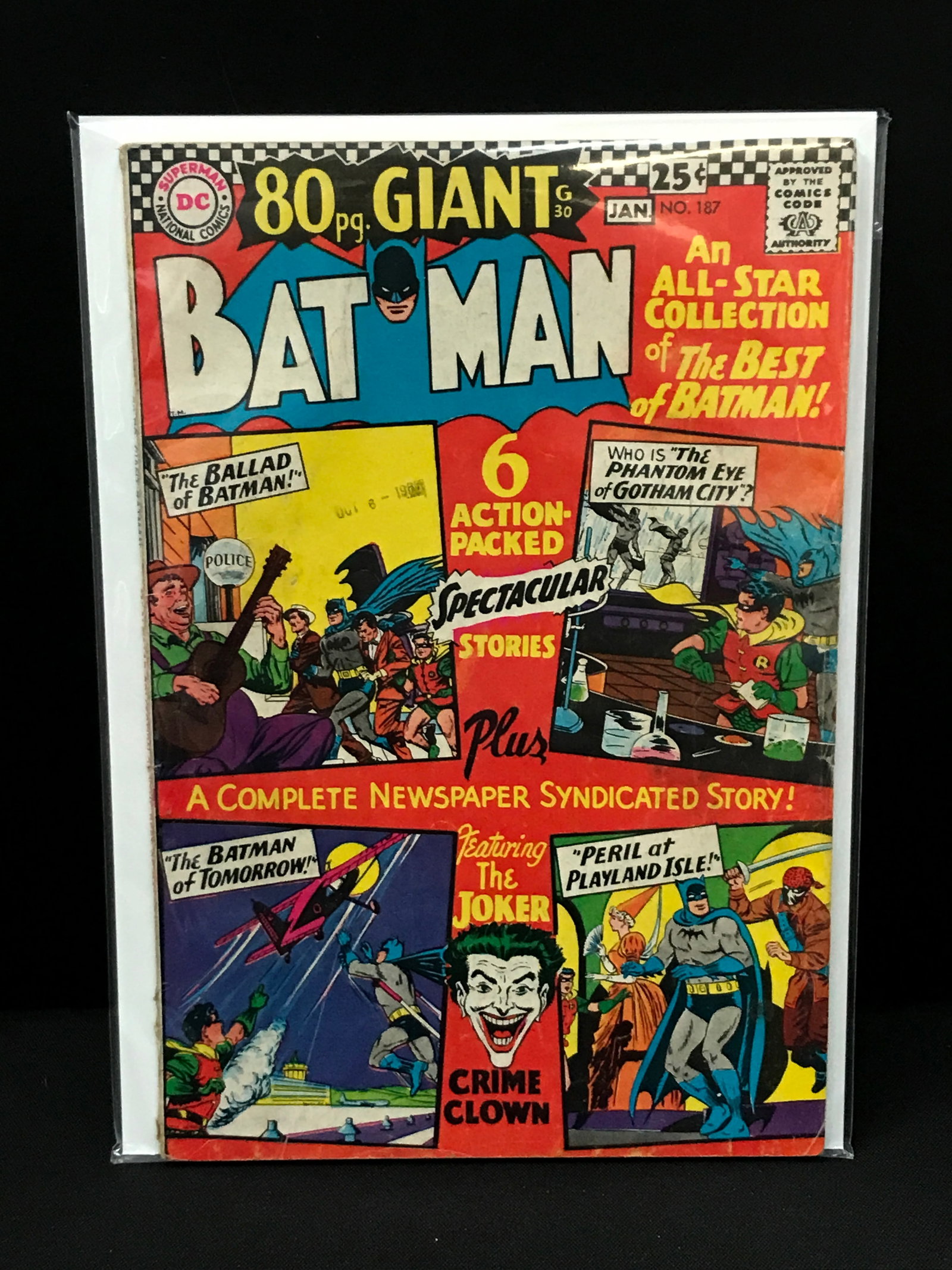 BATMAN #187 - DC COMICS (1 of 1)
