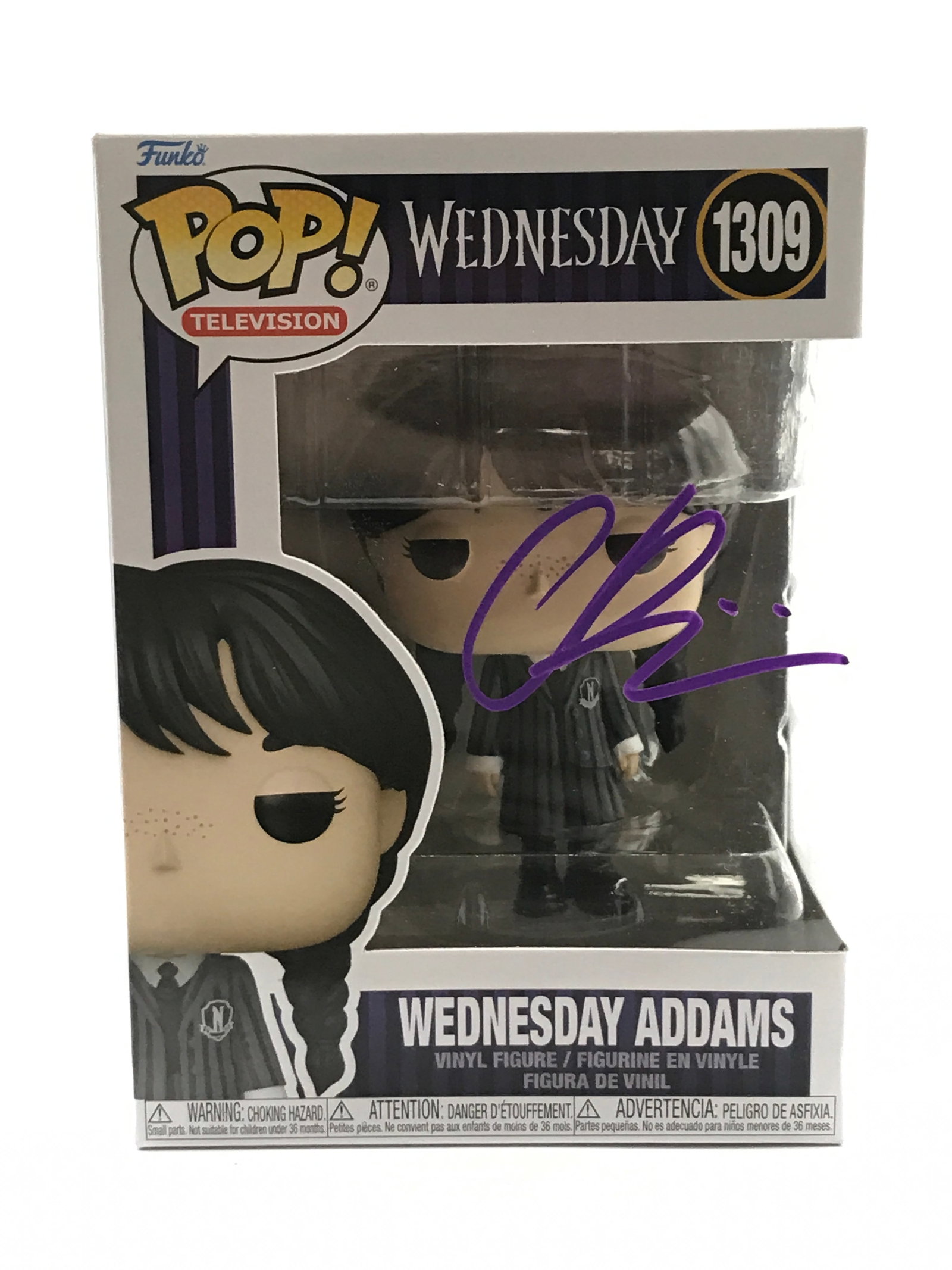 CHRISTINA RICCI SIGNED WEDNESDAY ADDAMS FUNKO POP - WWOC COA: Prices are in Canadian dollars