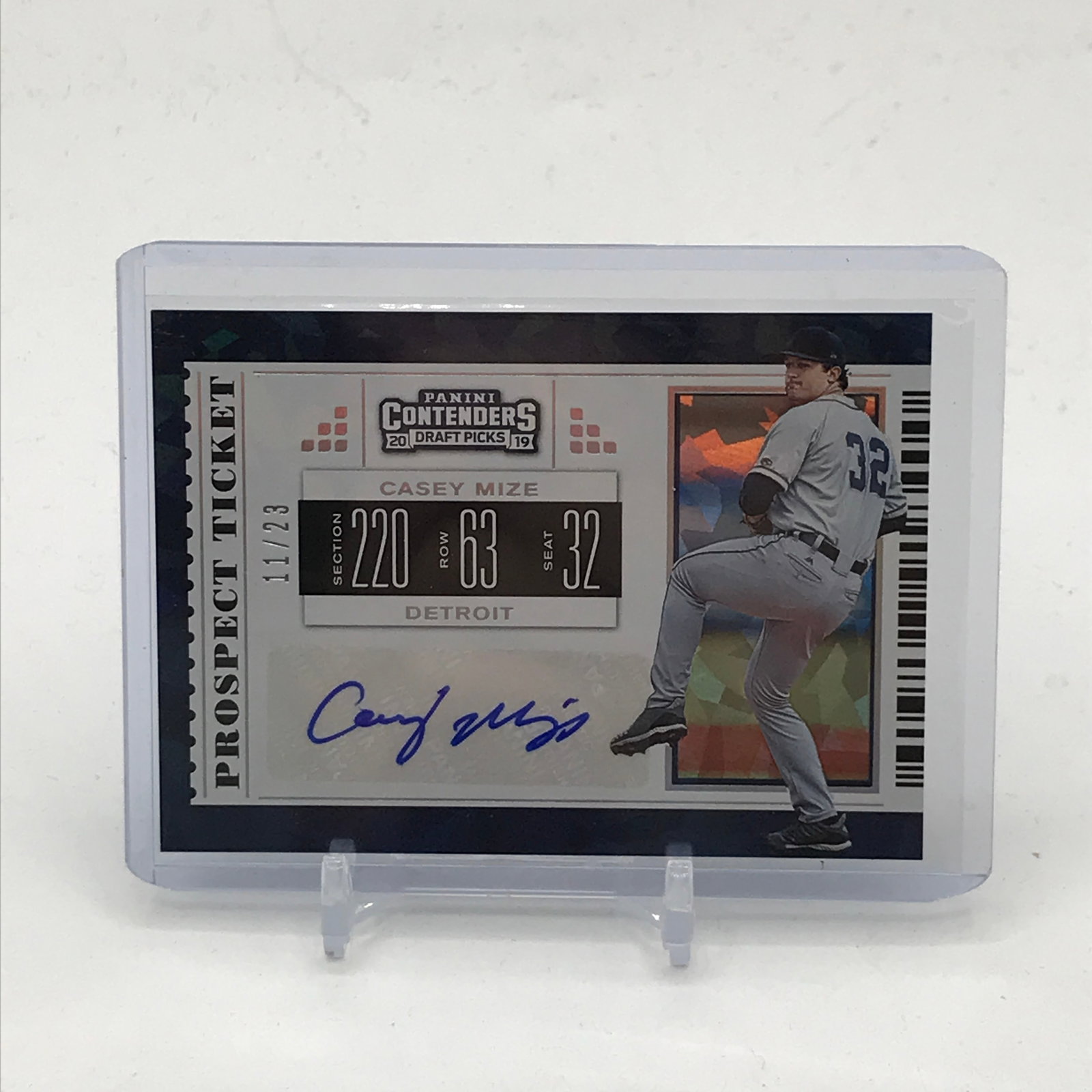 2019 PANINI CONTENDERS DRAFT PICKS CASEY MIZE SIGNED BASEBALL TRADING CARD 11/23: Prices are in Canadian dollars