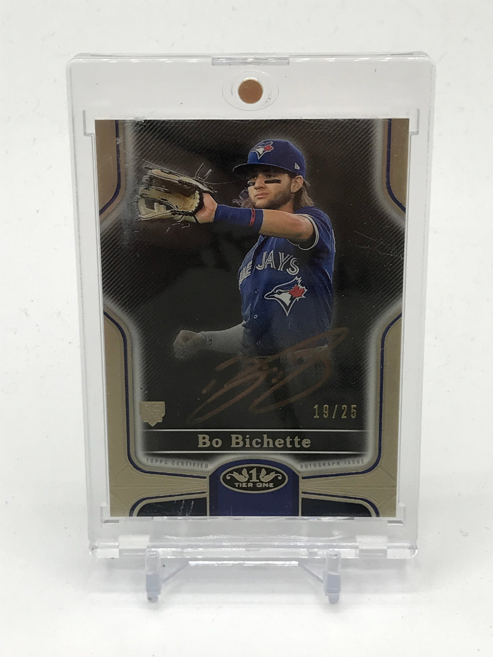 2020 TOPPS TIER ONE BASEBALL BO BICHETTE TRADING CARD 19/25: Prices are in Canadian dollars