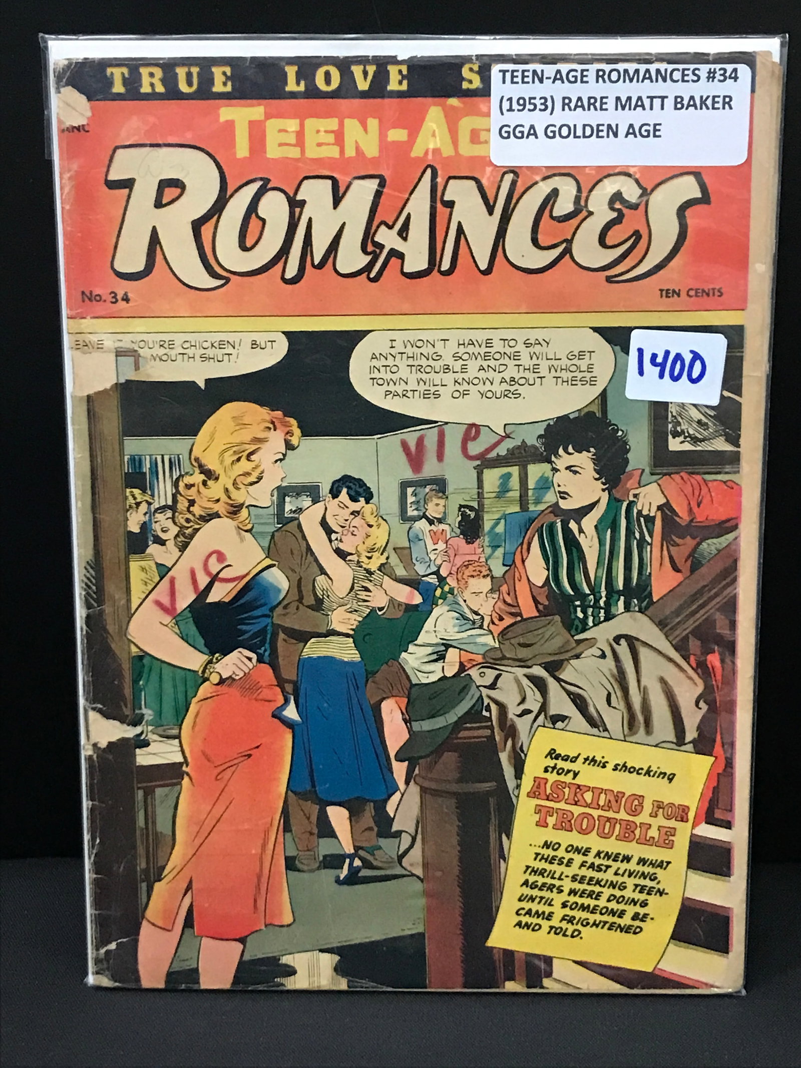 TEEN-AGE ROMANCES #34 (1953) - ANC: Prices are in Canadian dollars