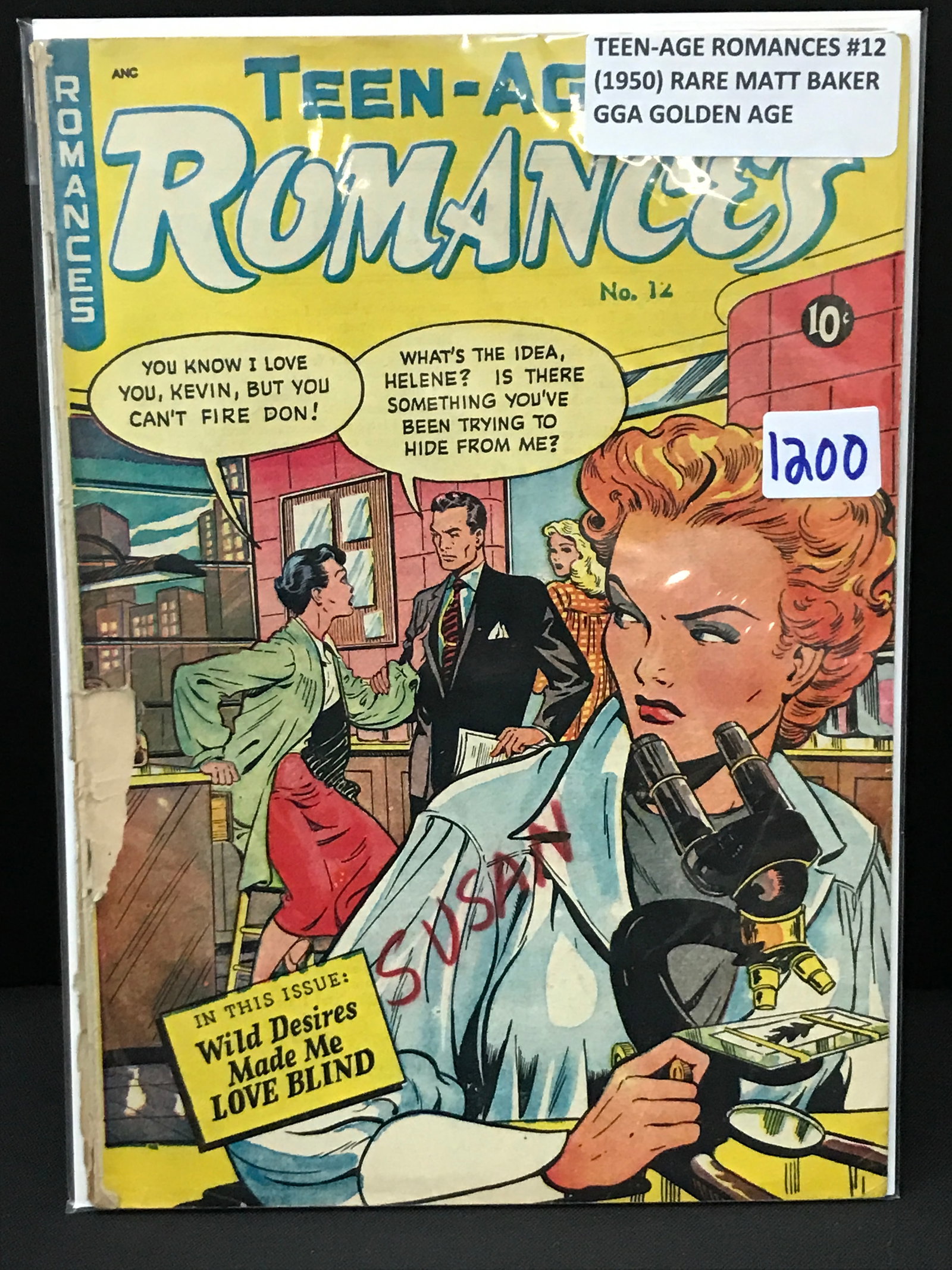 TEEN-AGE ROMANCES #12 (1950) - ANC: Prices are in Canadian dollars