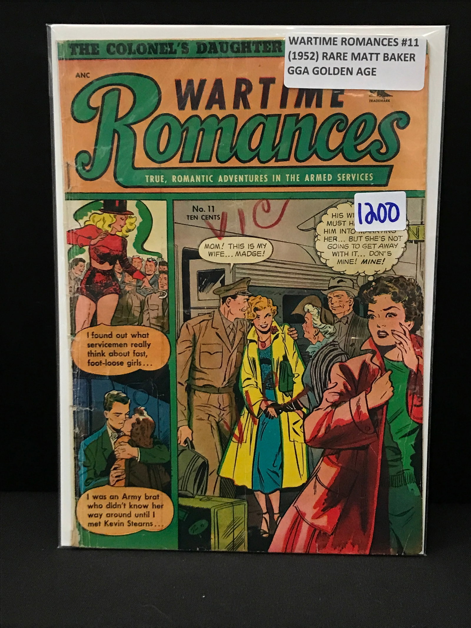 WARTIME ROMANCES #11 (1952) - ANC: Prices are in Canadian dollars
