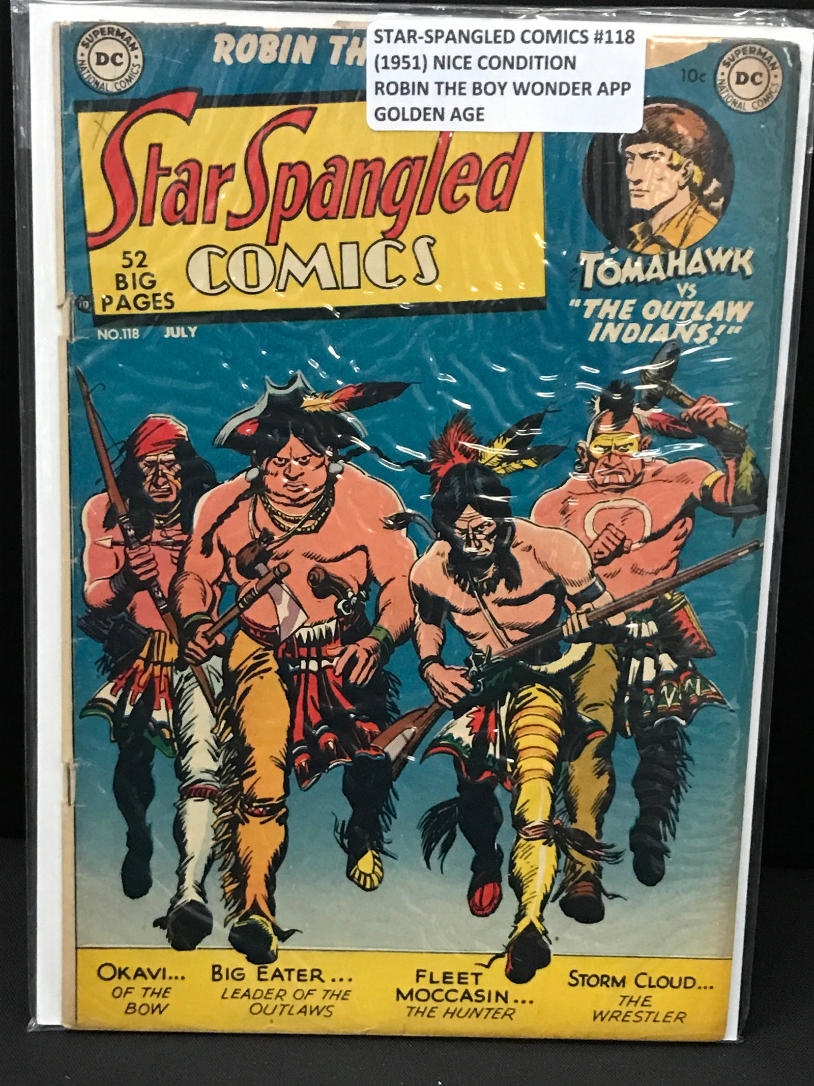 STAR SPANGLED COMICS #118 (1951) ROBIN THE BOY WONDER APP - DC COMICS: Prices are in Canadian dollars