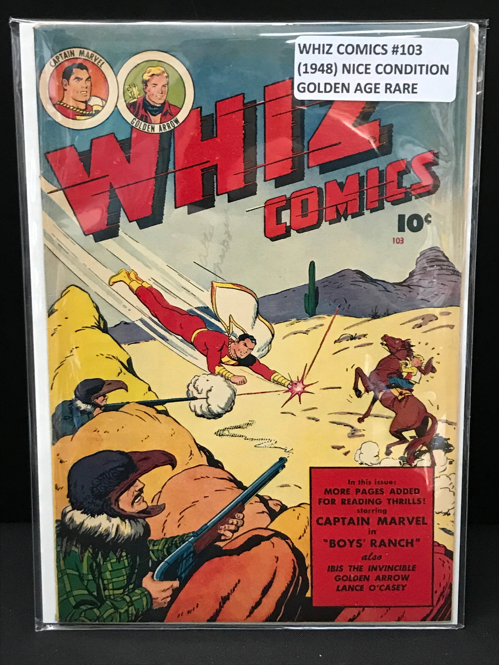 WHIZ COMICS #103 (1948): Prices are in Canadian dollars