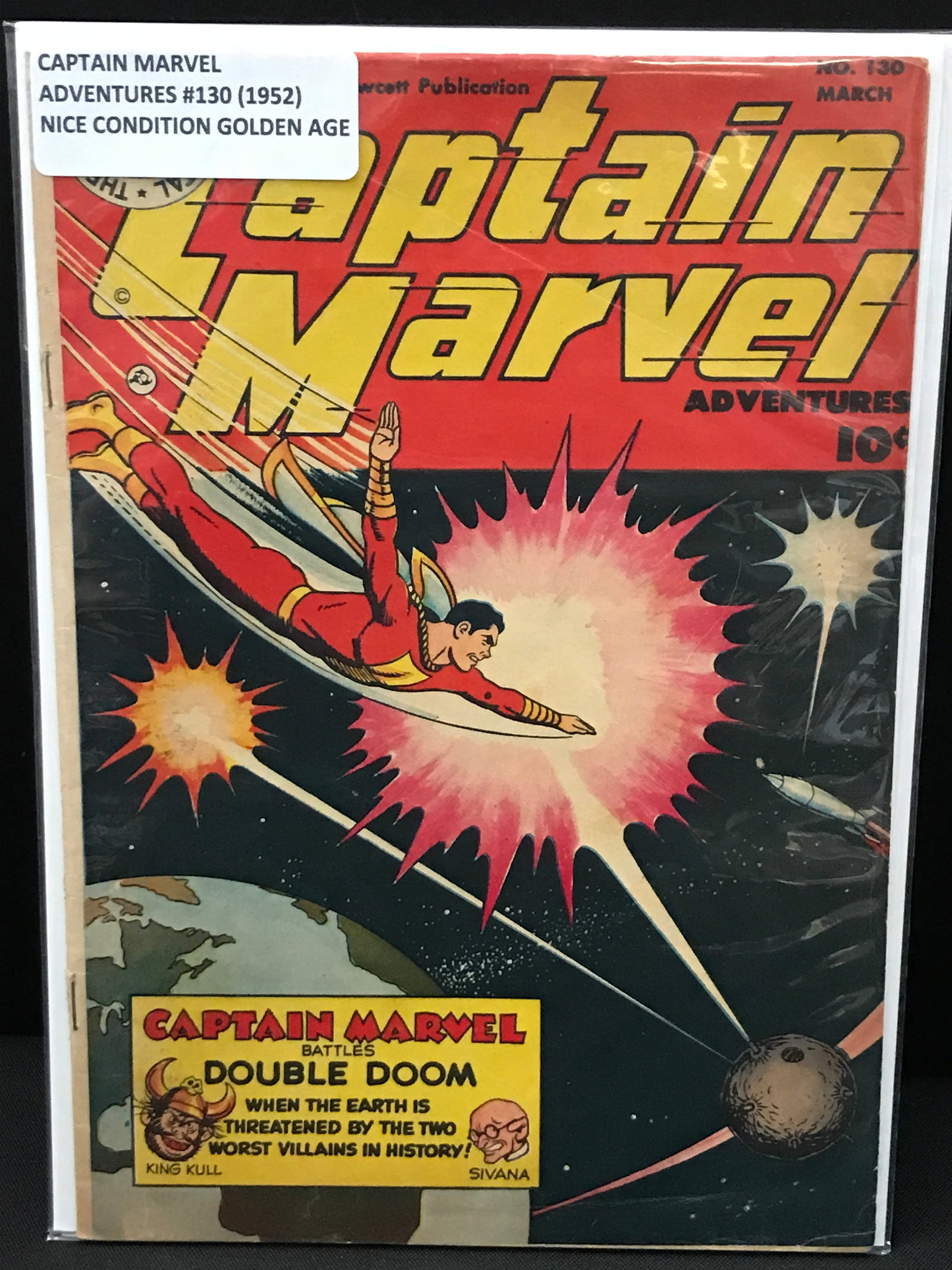 CAPTAIN MARVEL ADVENTURES #130 (1952) A FAWCETT PUBLICATION: Prices are in Canadian dollars