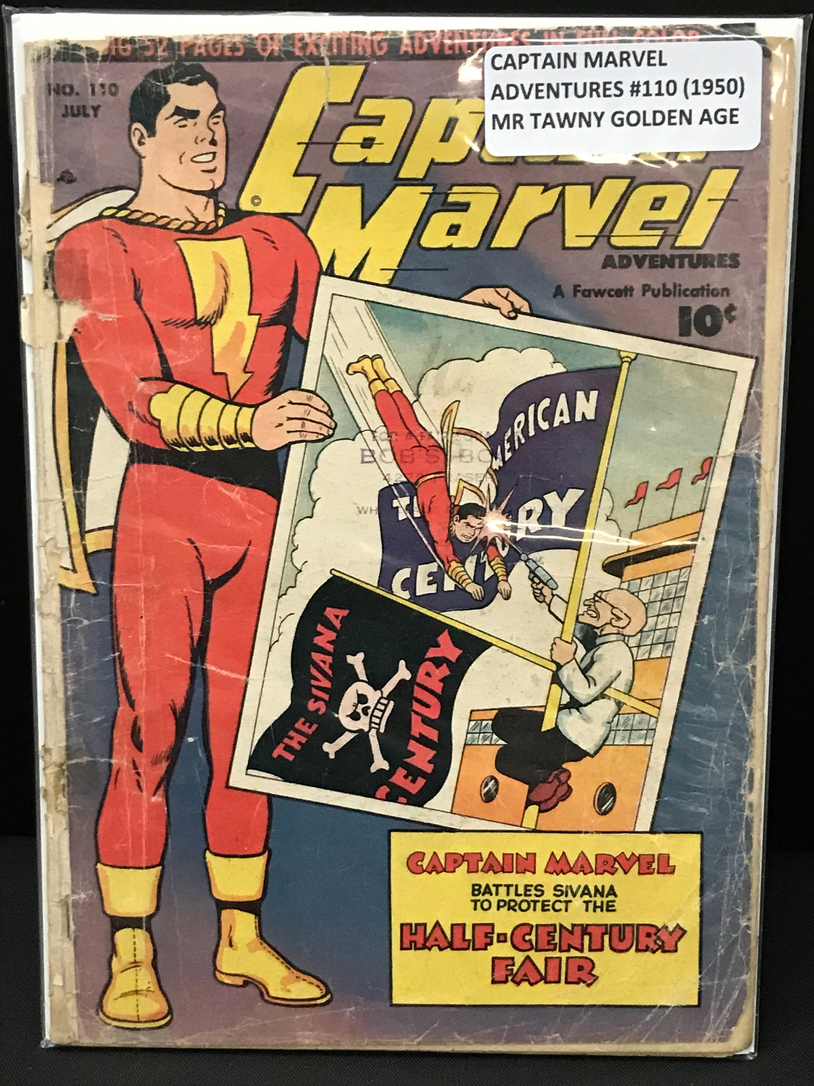 CAPTAIN MARVEL ADVENTURES #110 (1950) A FAWCETT PUBLICATION: Prices are in Canadian dollars