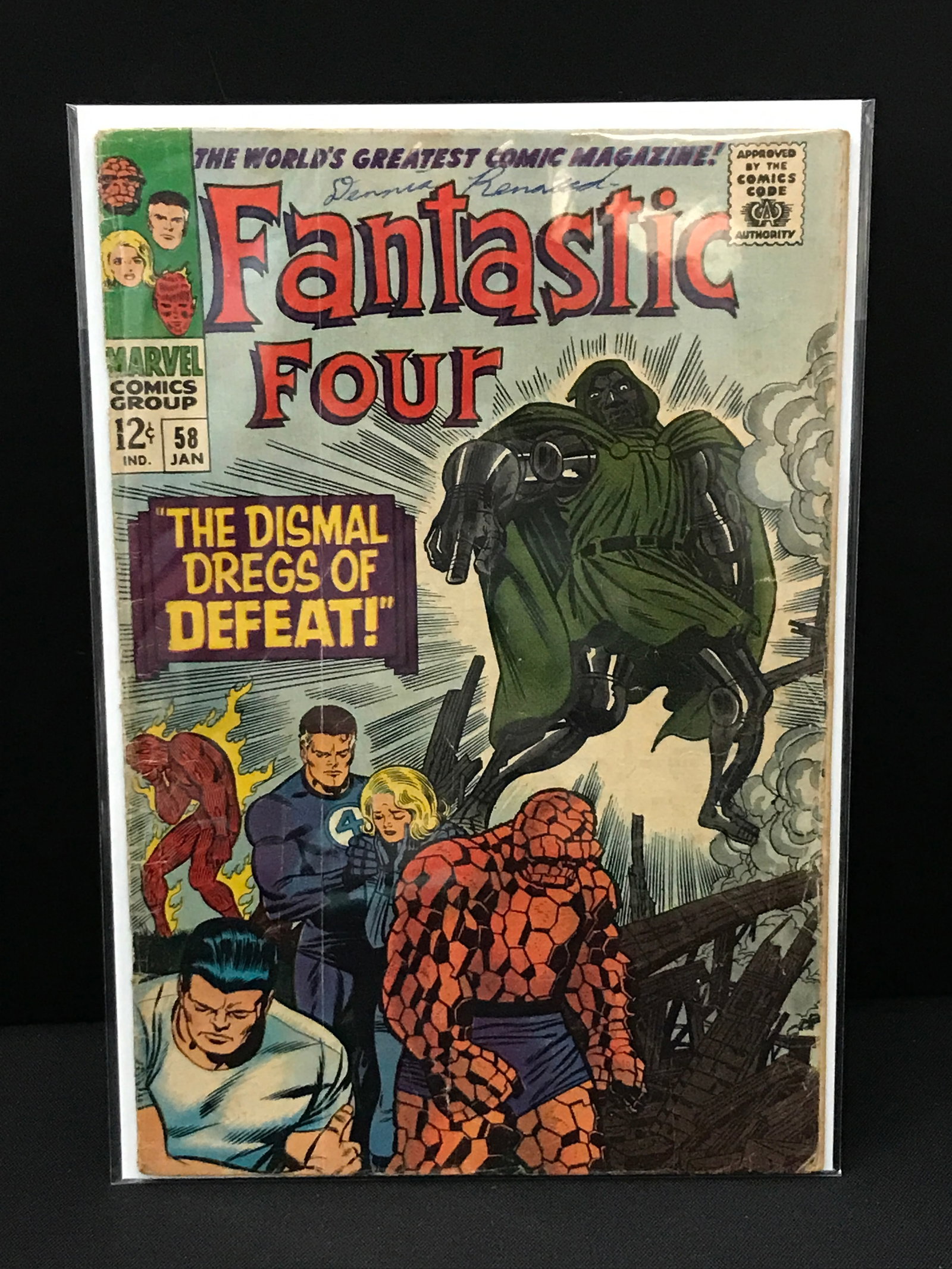 THE FANTASTIC FOUR #58 - MARVEL COMICS: Prices are in Canadian dollars