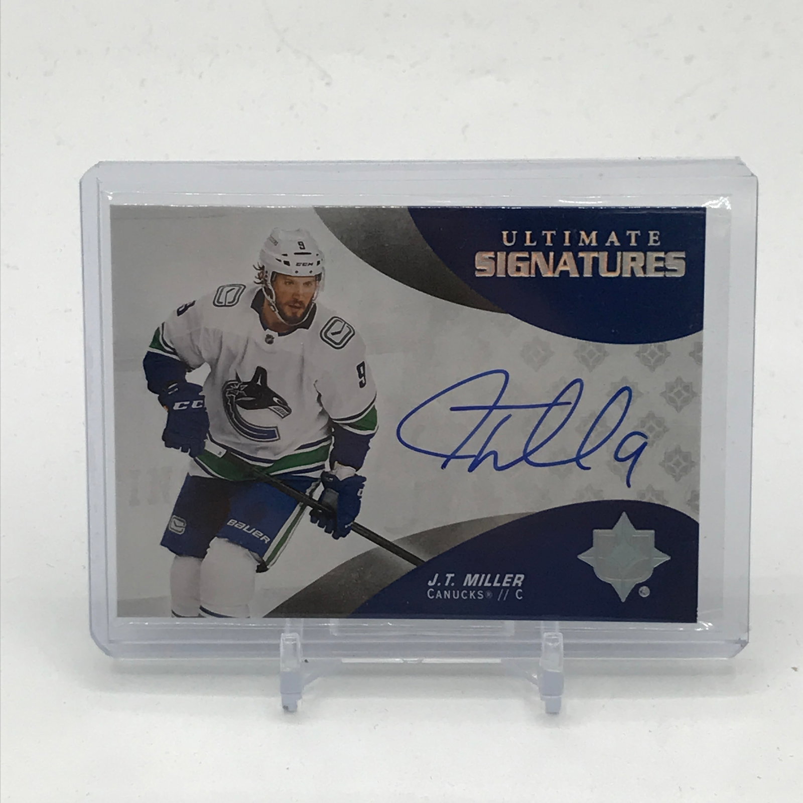 2020-21 UPPER DECK ULTIMATE COLLECTION HOCKEY J.T MILLER SIGNED HOCKEY TRADING CARD: Prices are in Canadian dollars