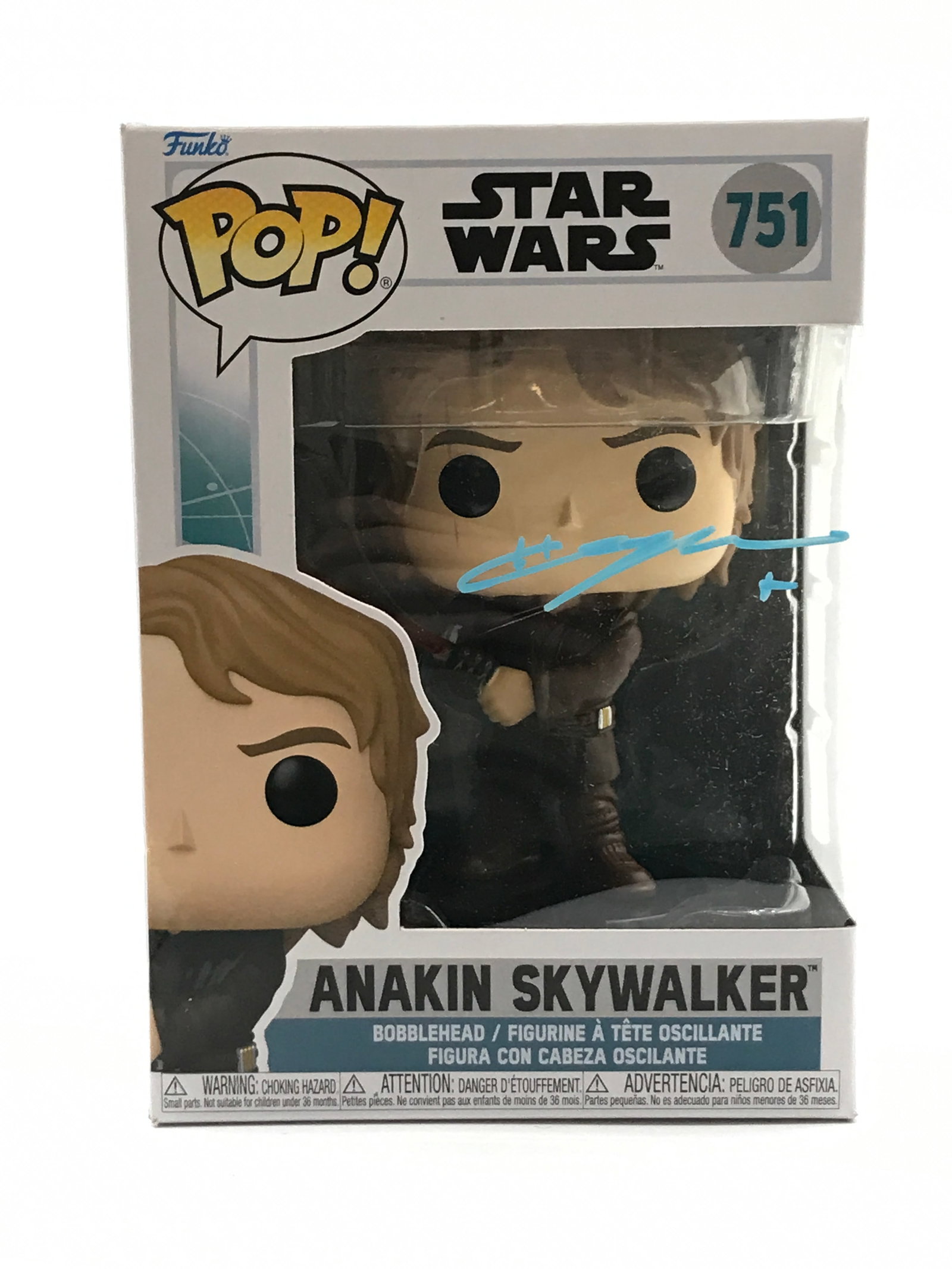 HAYDEN CHRISTENSEN SIGNED ANAKIN SKYWALKER FUNKO POP - WWOC COA: Prices are in Canadian dollars
