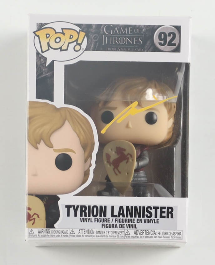 PETER DINKLAGE SIGNED TYRION LANNISTER GAME OF THRONES FUNKO POP - PSA COA: Prices are in Canadian dollars