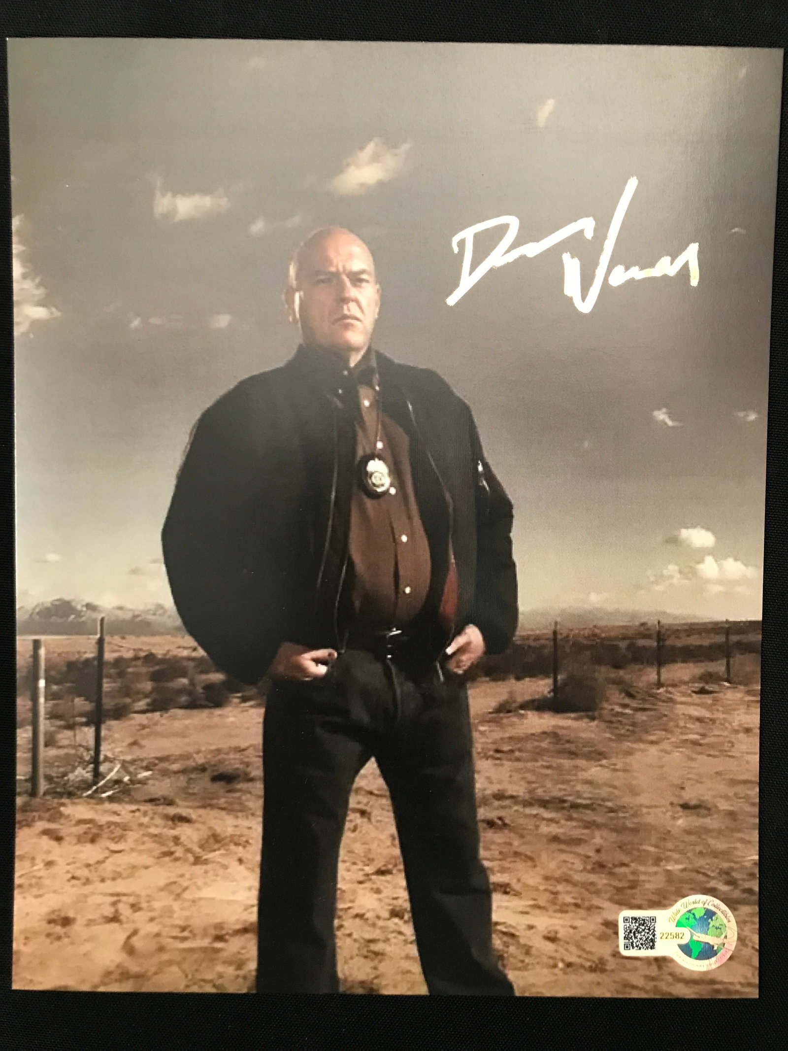DEAN NORRIS SIGNED BREAKING BAD 8X10 - WWOC COA: Prices are in Canadian dollars