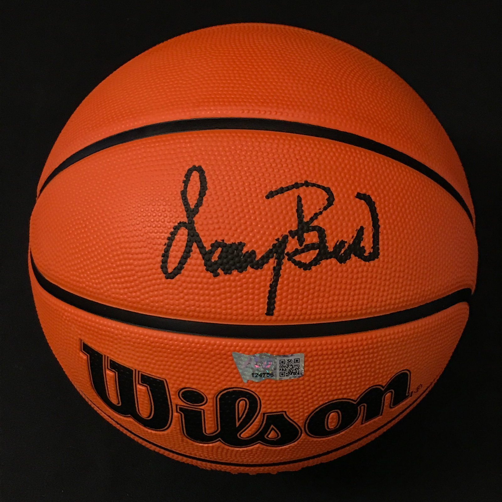 LARRY BIRD SIGNED BASKETBALL - ACE COA: Prices are in Canadian dollars