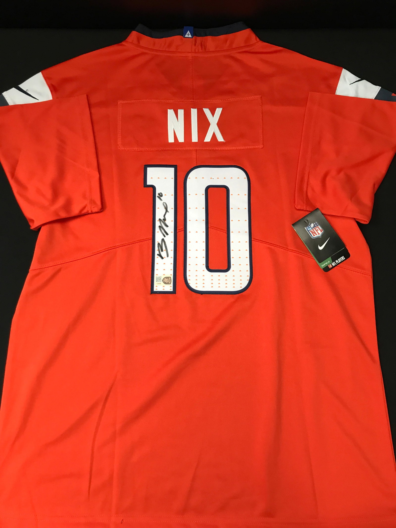 BO NIX SIGNED DENVER BRONCOS CUSTOM JERSEY - ELITE COA: Prices are in Canadian dollars