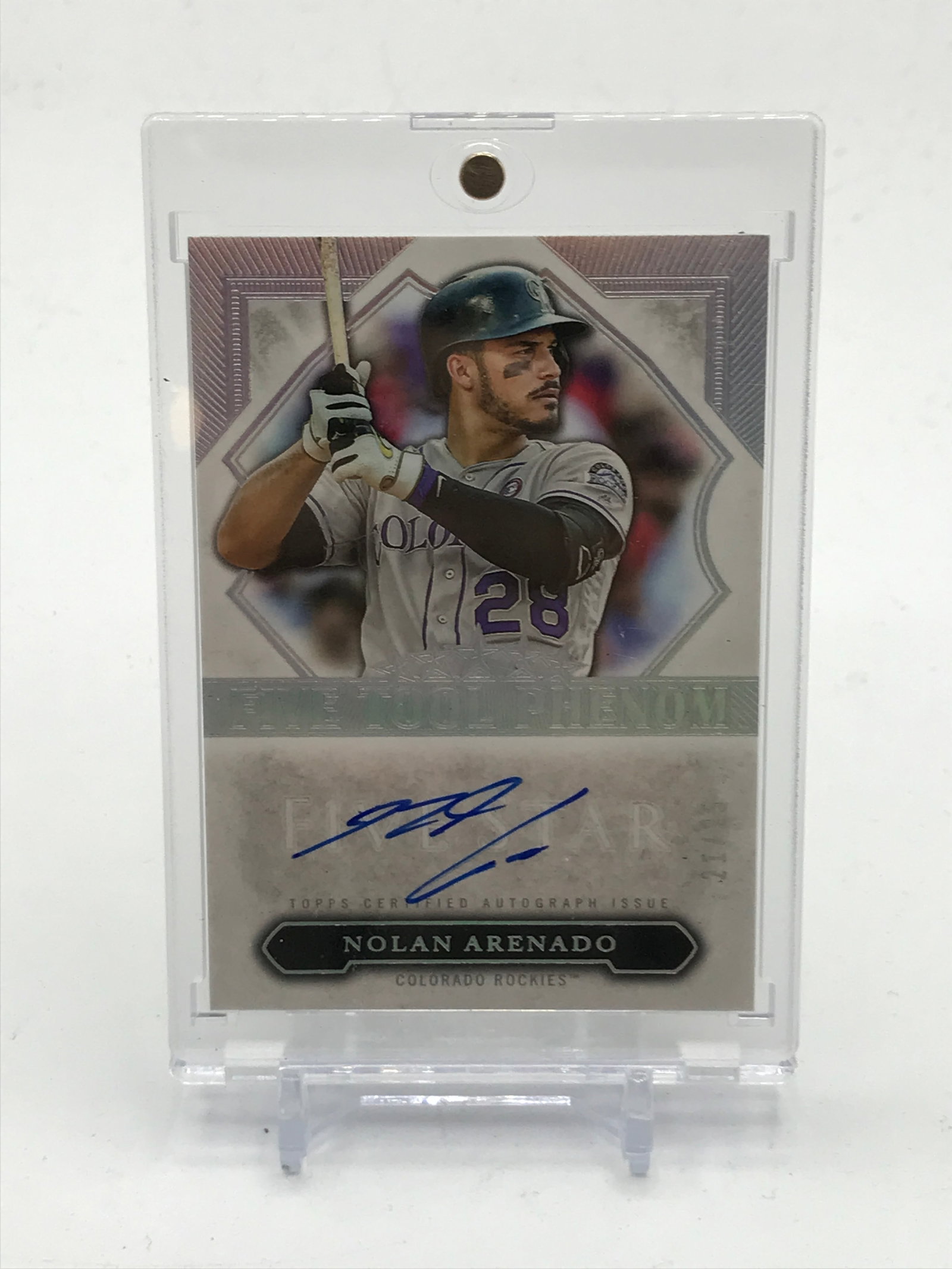 2020 TOPPS CERTIFIED AUTOGRAPH ISSUE NOLAN ARENADO SIGNED TRADING CARD: Prices are in Canadian dollars