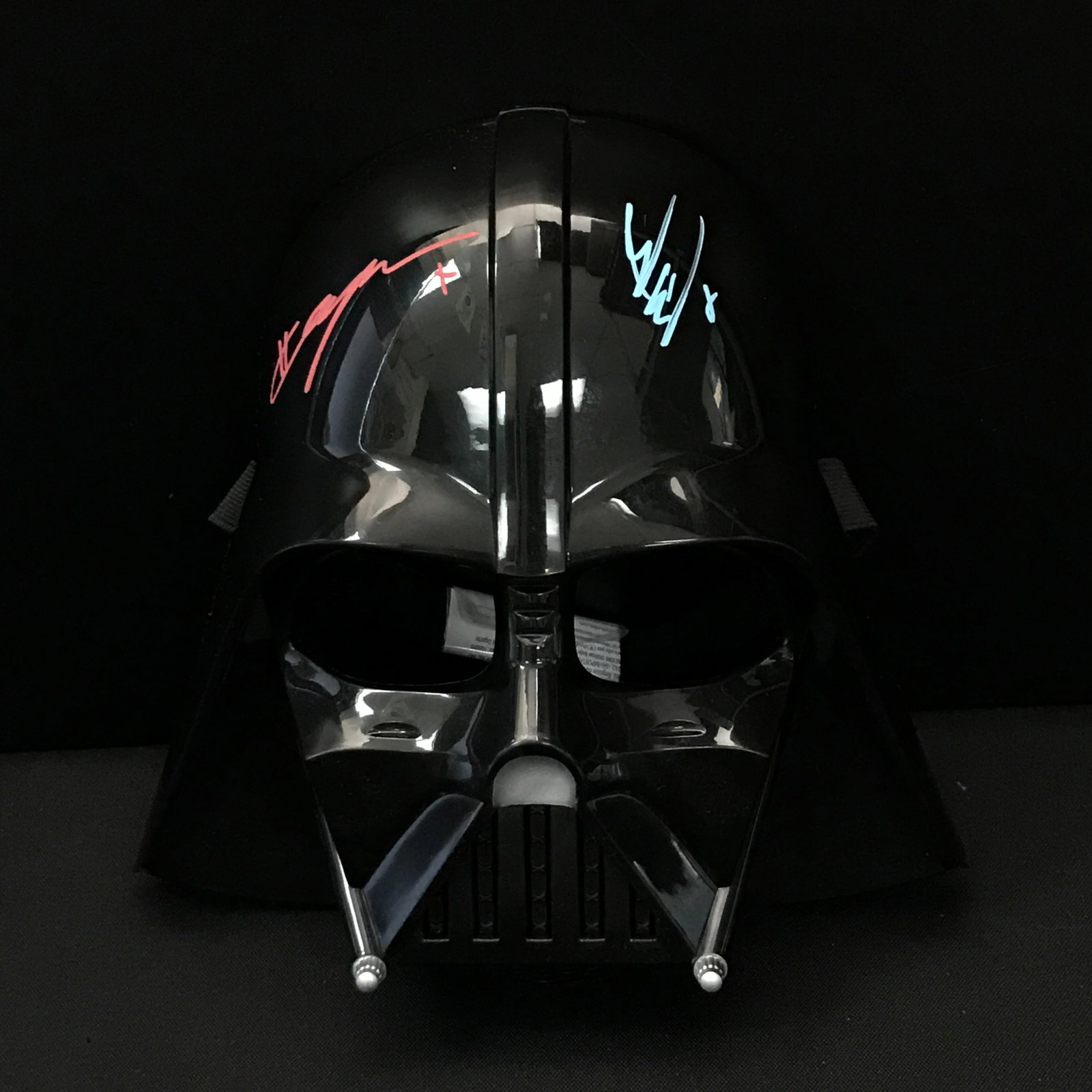 HAYDEN CHRISTENSEN AND EWAN MCGREGOR DUAL SIGNED DARTH VADER HELMET - WWOC COA: Prices are in Canadian dollars