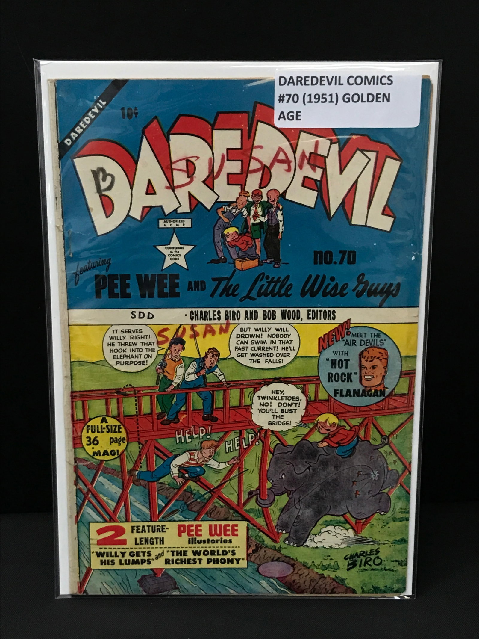 DAREDEVIL COMICS #70 (1951): Prices are in Canadian dollars