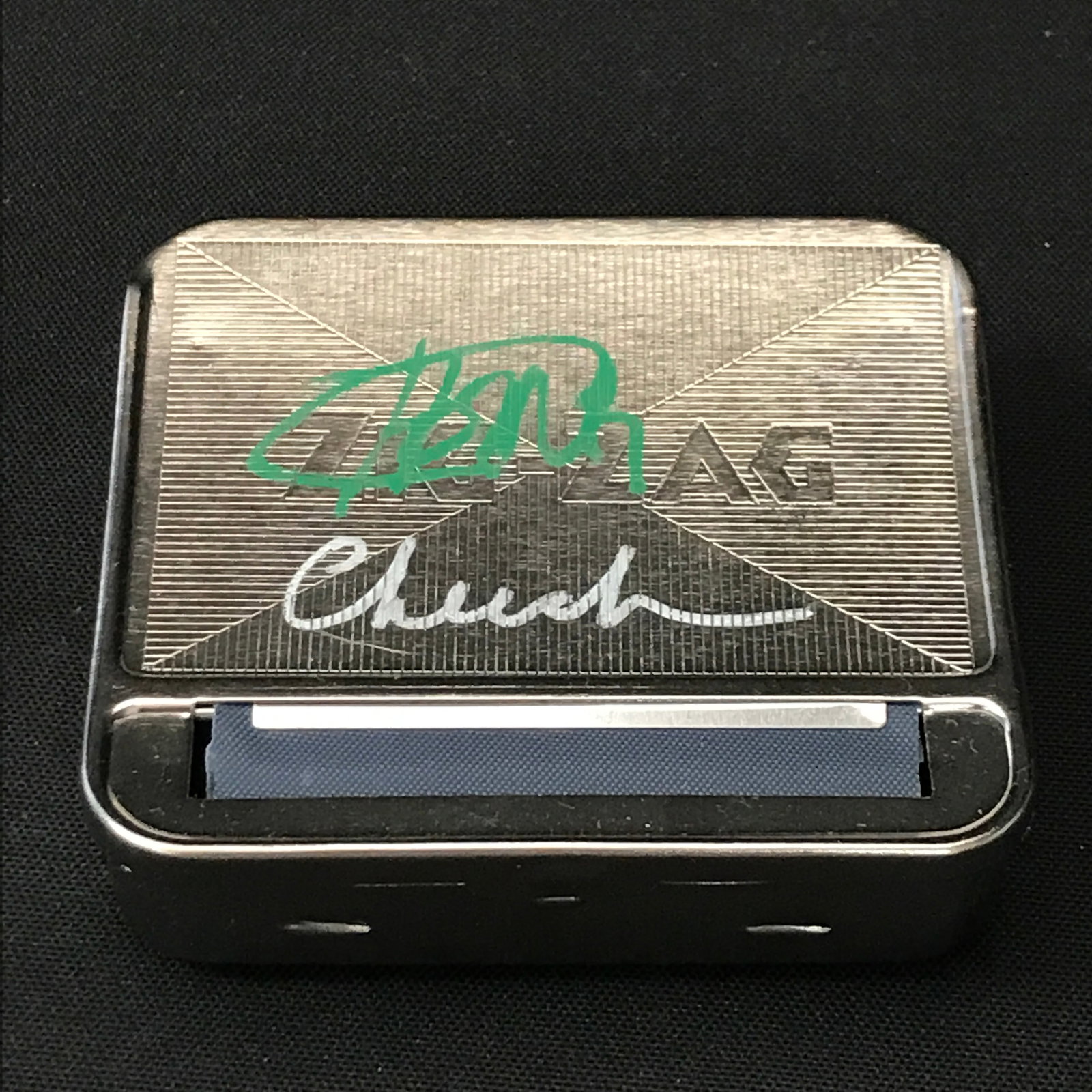 CHEECH AND CHONG SIGNED ROLLING TIN - KB COA: Prices are in Canadian dollars