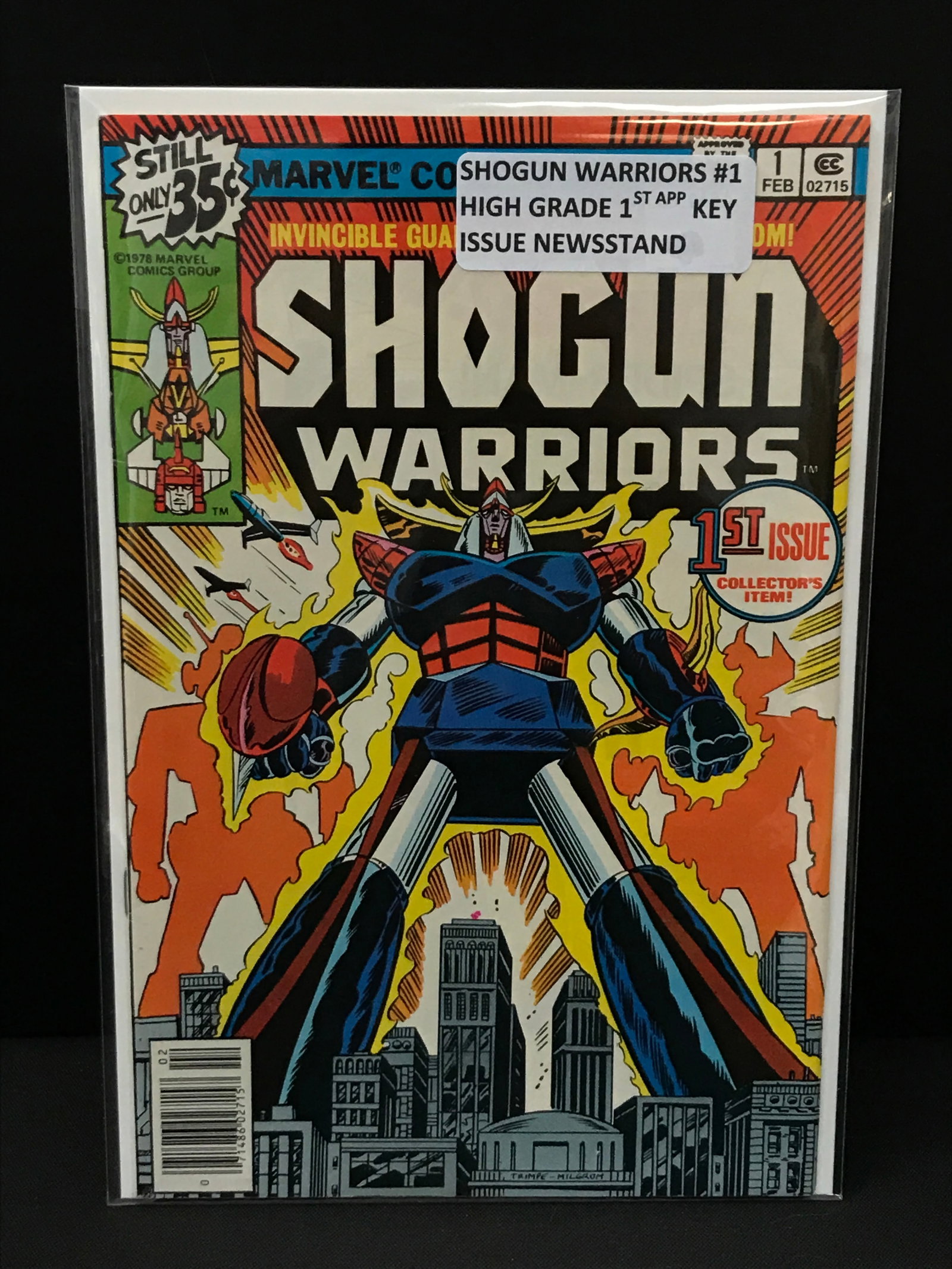 SHOGUN WARRIORS #1 NEWSSTAND EDITION - MARVEL COMICS: Prices are in Canadian dollars