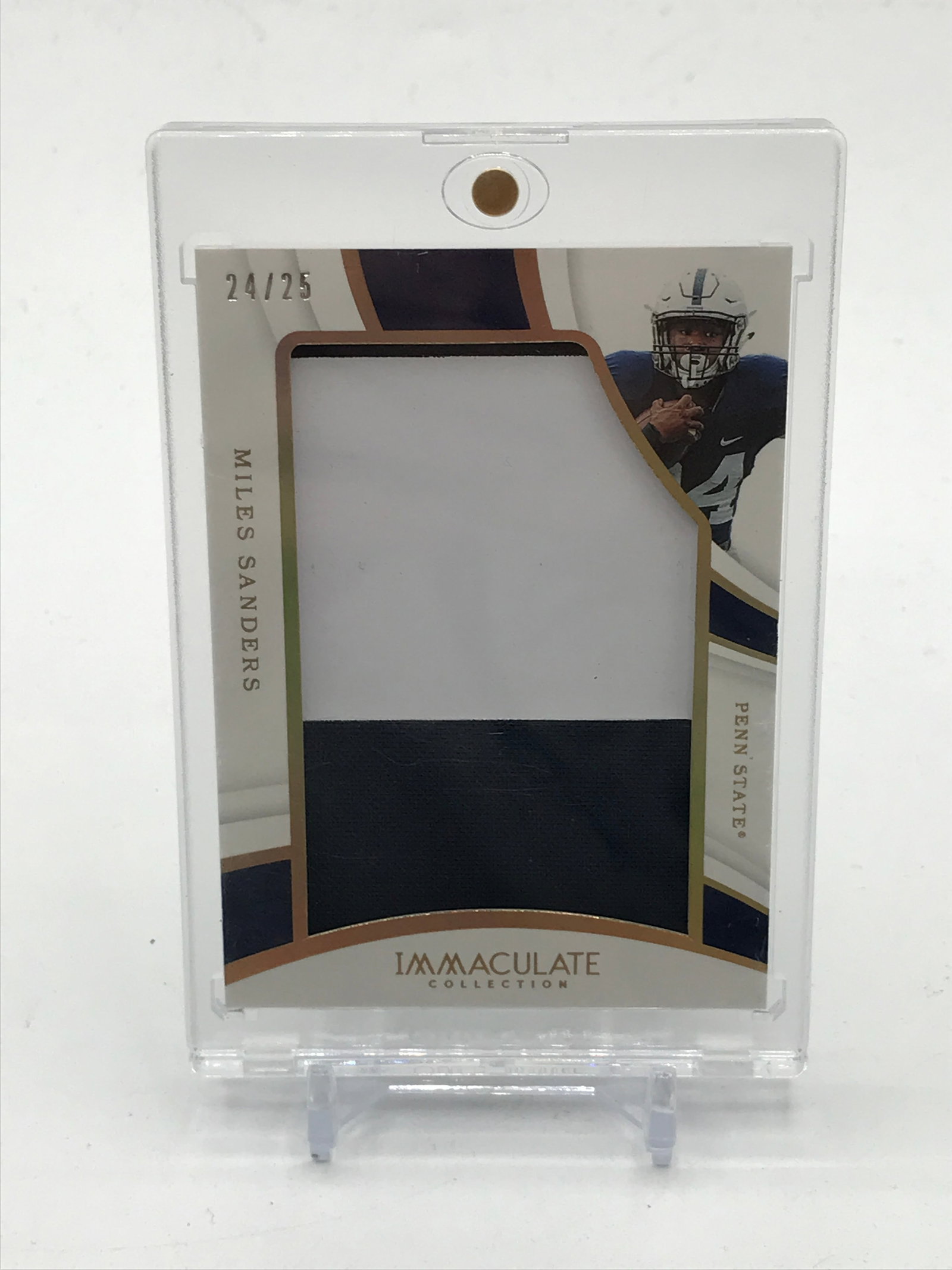 2019 PANINI IMMACULATE COLLECTION COLLEGIATE MILES SANDERS PATCH TRADING CARD 24/25: Prices are in Canadian dollars