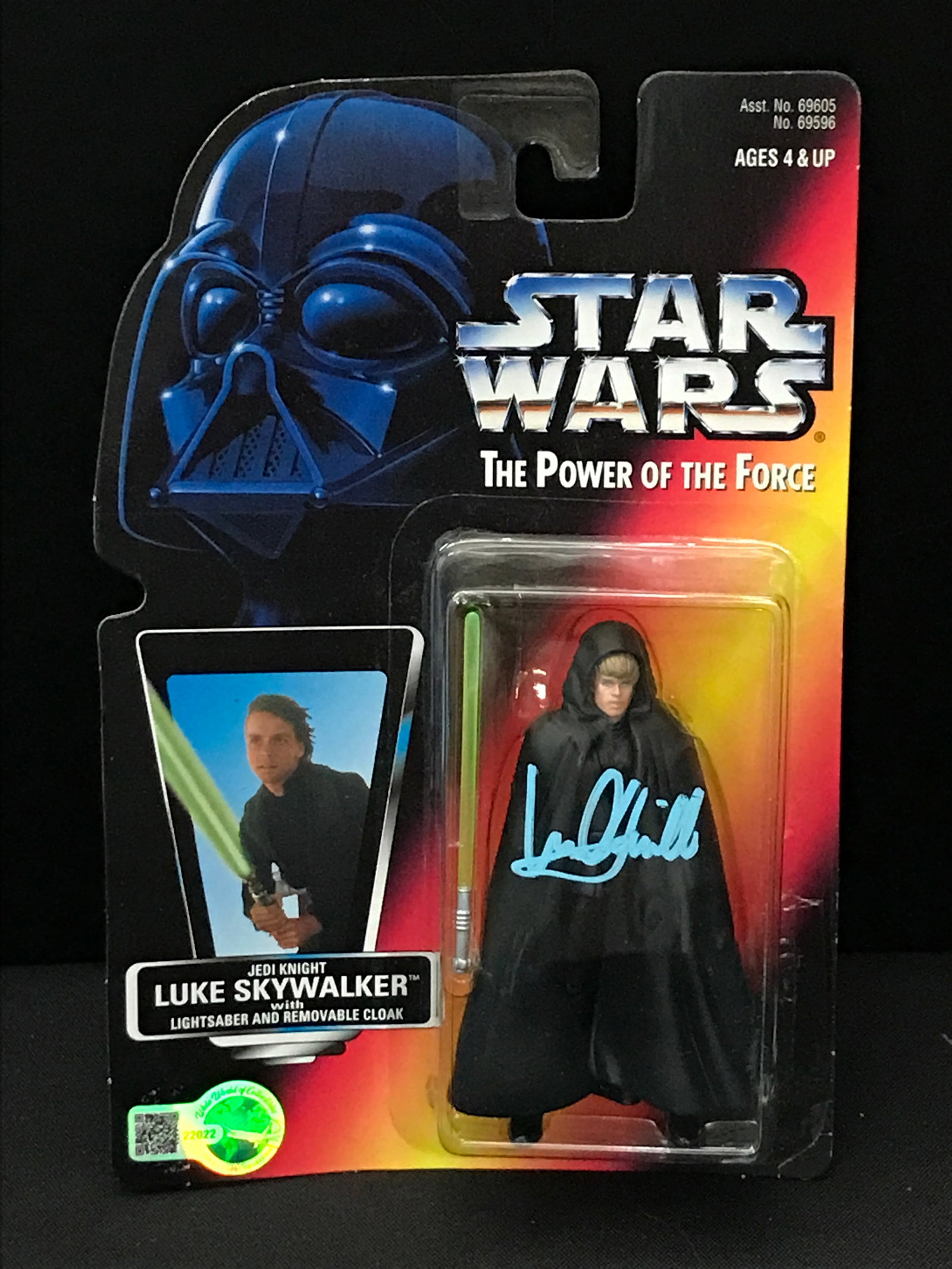 MARK HAMILL SIGNED LUKE SKYWALKER STAR WARS ACTION FIGURE - WWOC COA: Prices are in Canadian dollars