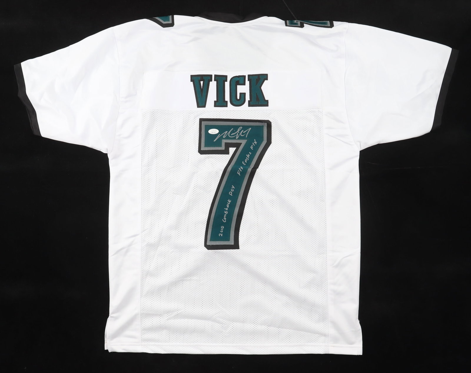 MICHAEL VICK SIGNED FOOTBALL JERSEY - JSA COA: Prices are in Canadian dollars