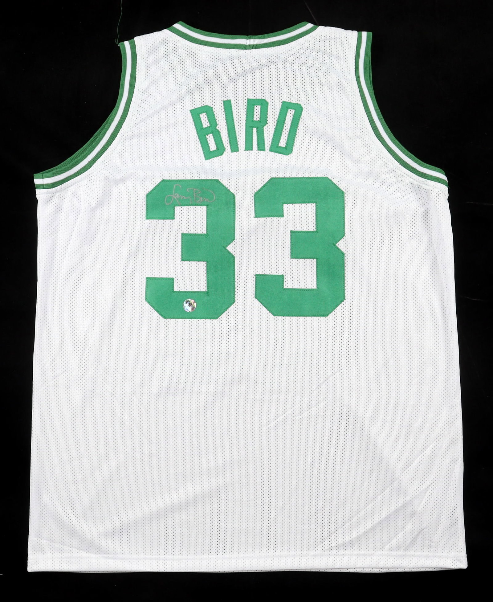LARRY BIRD SIGNED BOSTON CELTICS CUSTOM JERSEY - KB COA: Prices are in Canadian dollars