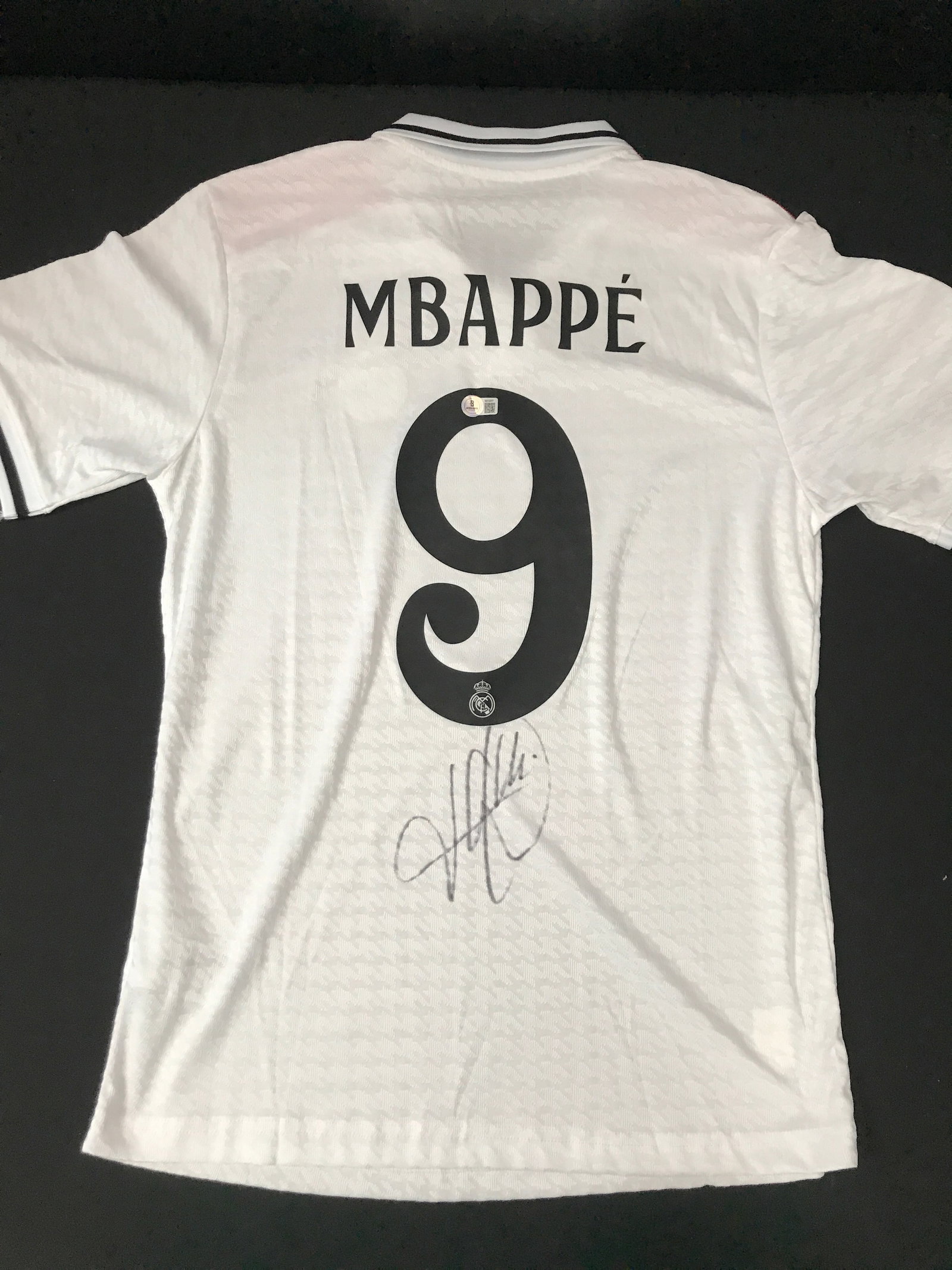 MBAPPE SIGNED REAL MADRID SOCCER JERSEY - BECKETT COA: Prices are in Canadian dollars