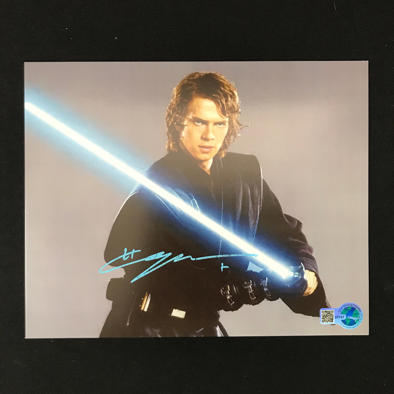 HAYDEN CHRISTIANSEN SIGNED STAR WARS 8 X 10 (WWOC COA): Prices are in Canadian dollars